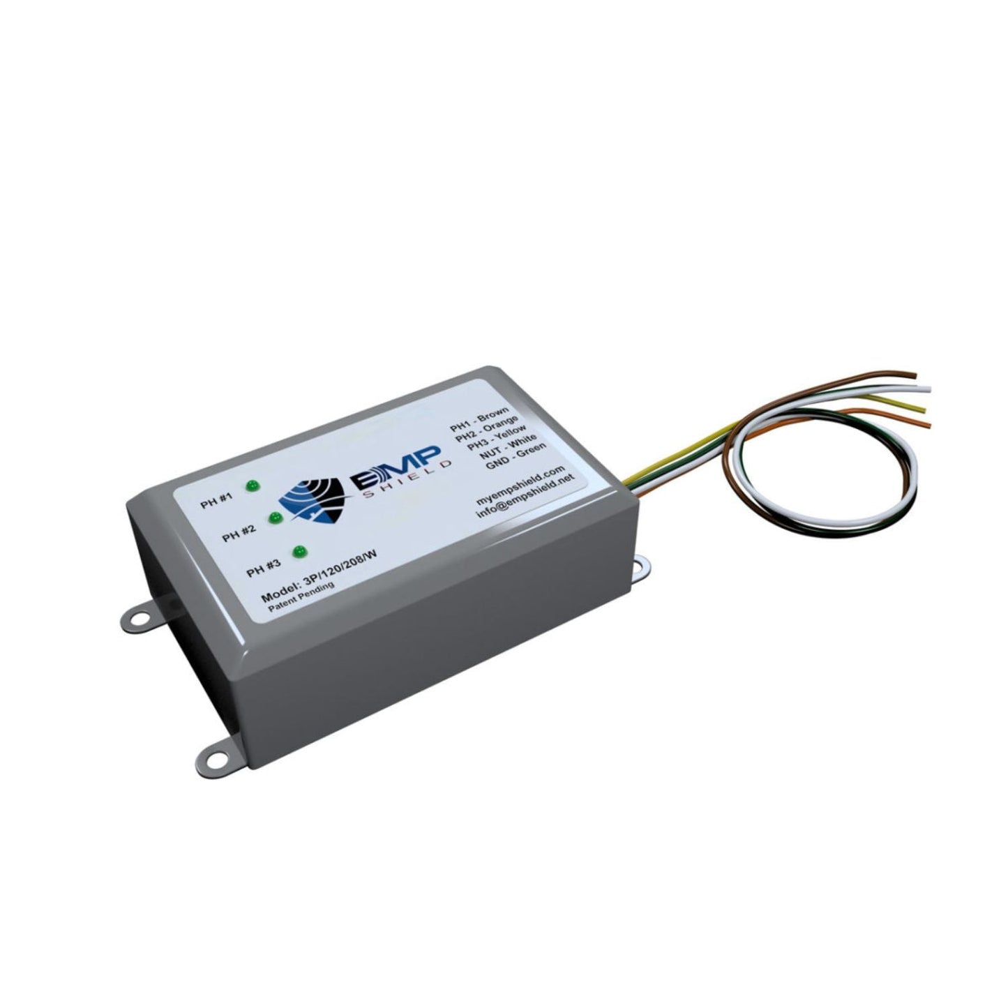 EMP Shield 3-Phase 120-208 Volt AC EMP, CME, & Lightning Protection