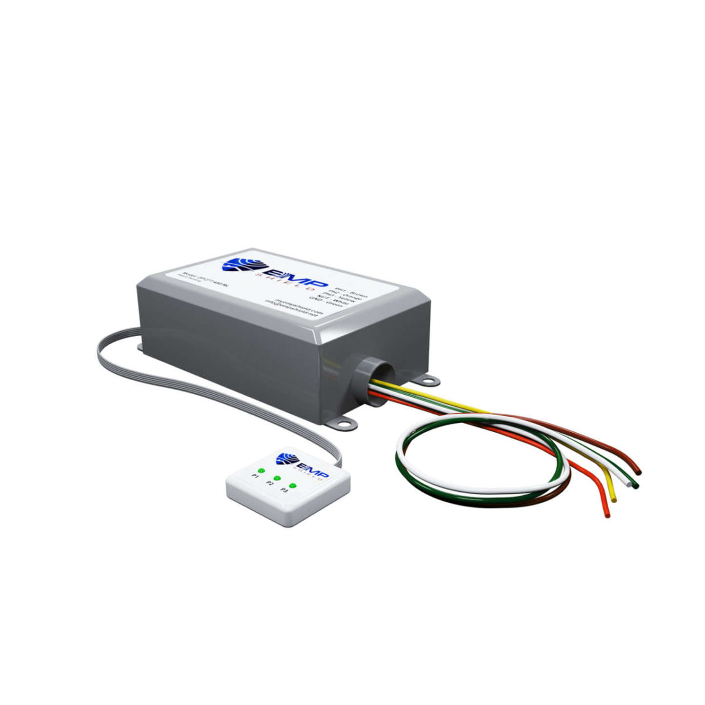 EMP Shield 3-Phase 277-480 Volt Concealed Model With External LEDs