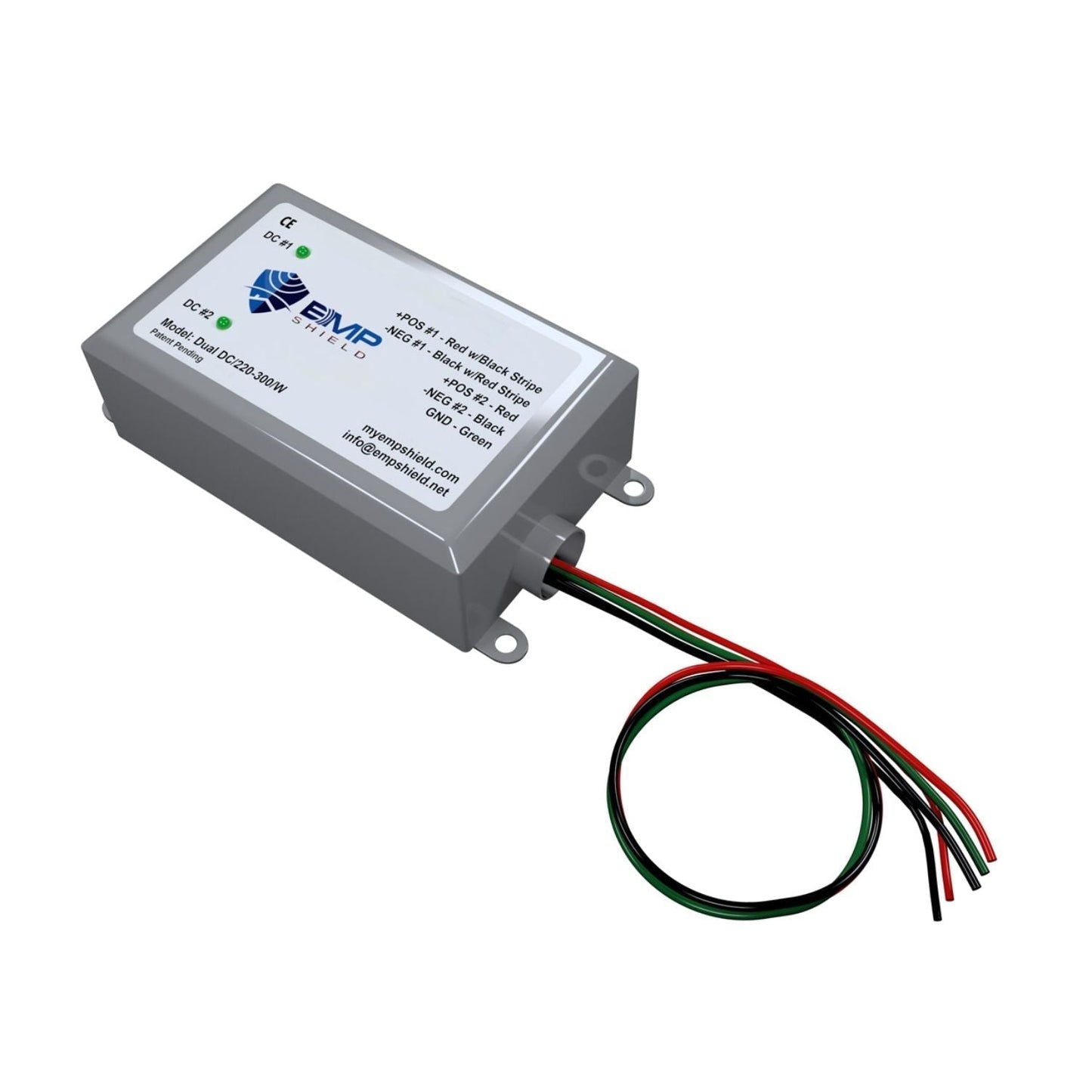 EMP Shield Dual 220-300 Volt DC Solar Panel & Wind Protection