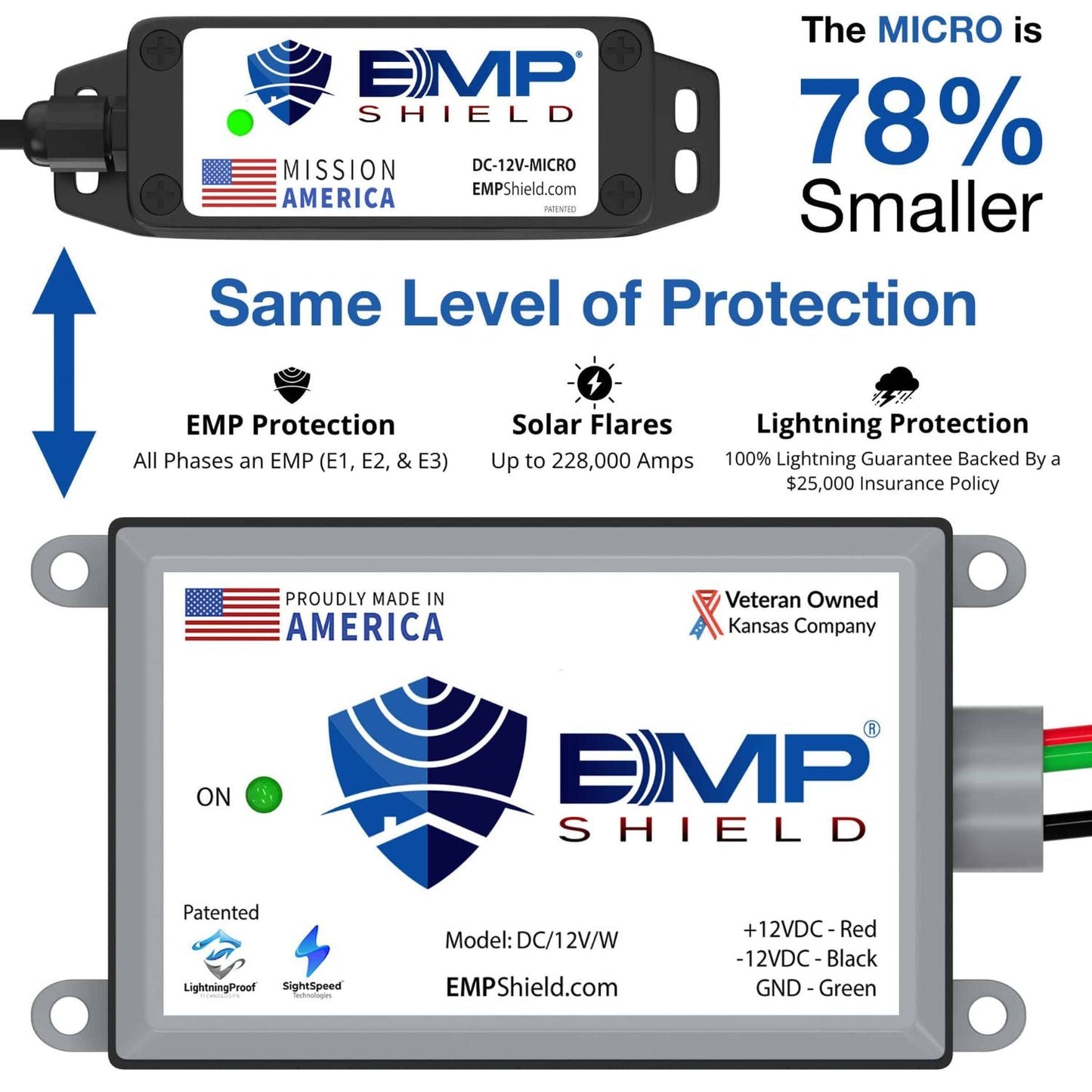 EMP Shield Micro EMP & Lightning Protection For Vehicles