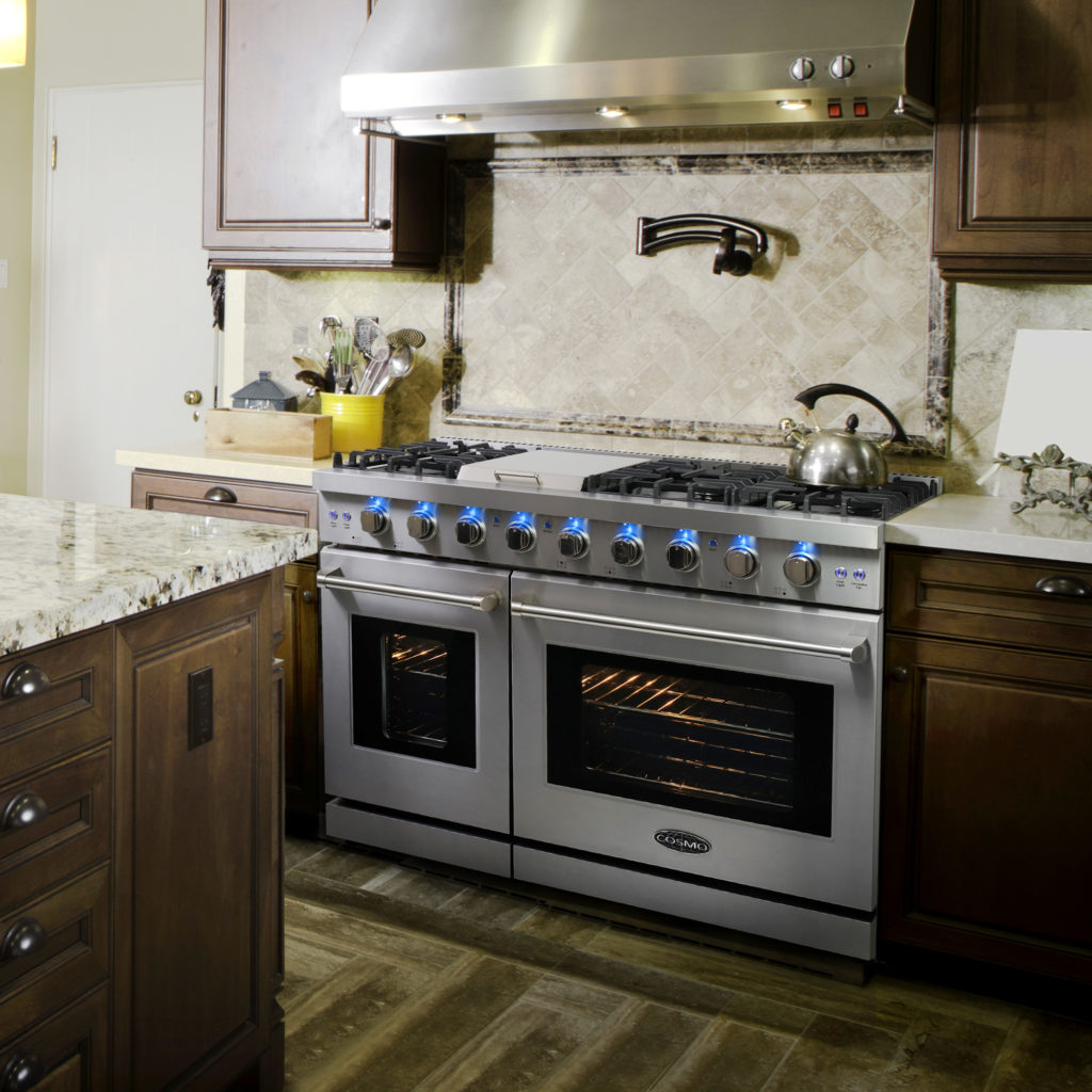 48" Professional Style Double Oven Gas Range