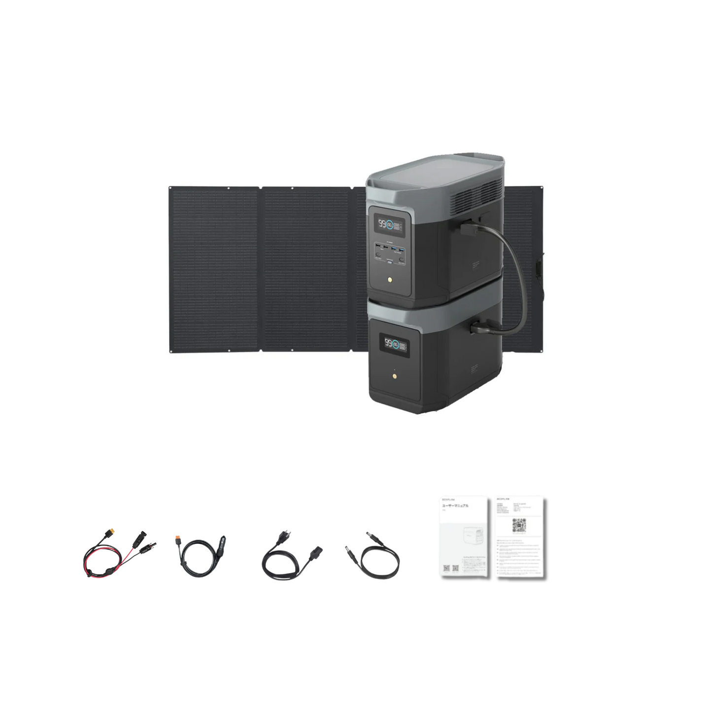 EcoFlow DELTA 2 Max Portable Power Station | 2048Wh | 2400W | 1000W Solar Input