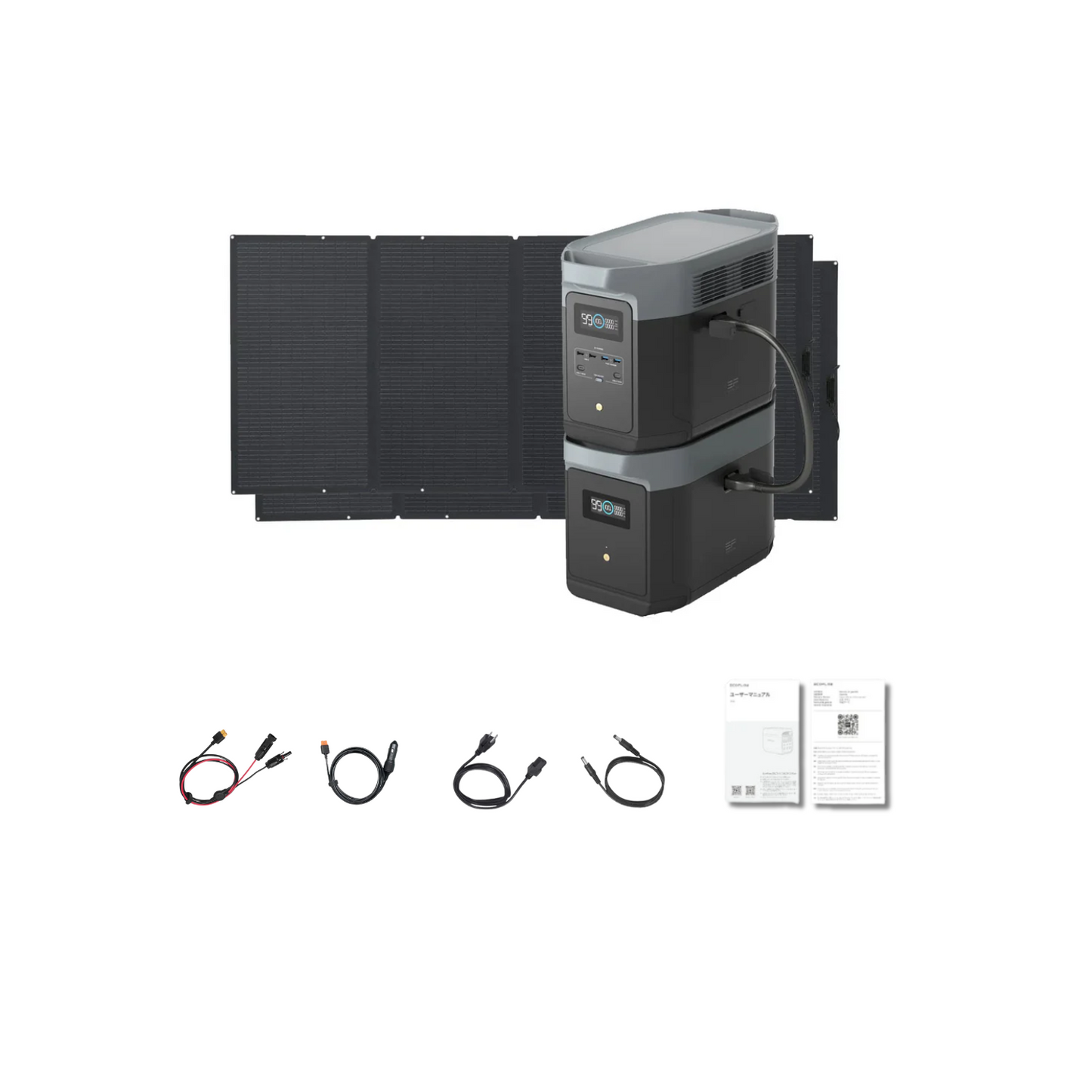 EcoFlow DELTA 2 Max Portable Power Station | 2048Wh | 2400W | 1000W Solar Input