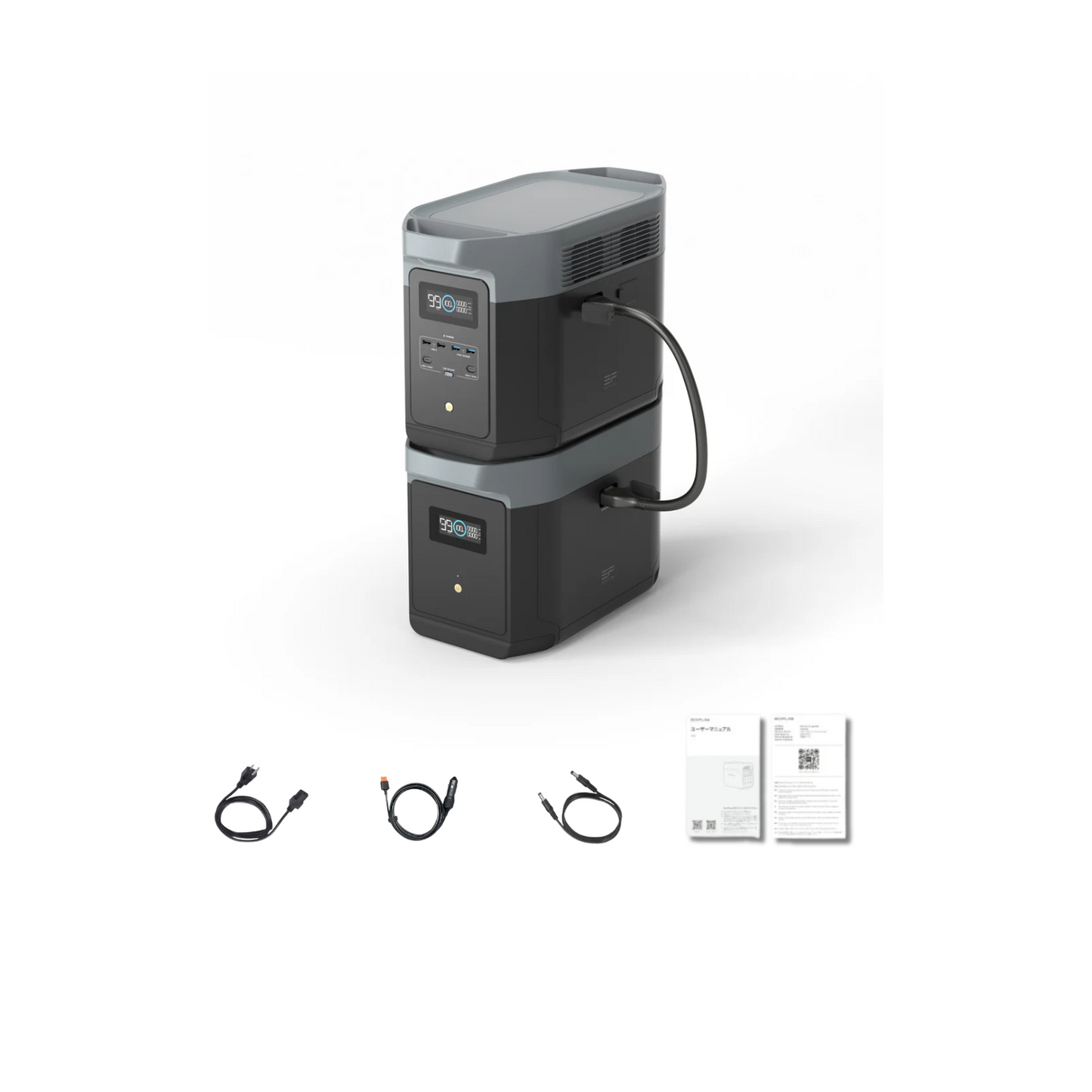 EcoFlow DELTA 2 Max Portable Power Station | 2048Wh | 2400W | 1000W Solar Input
