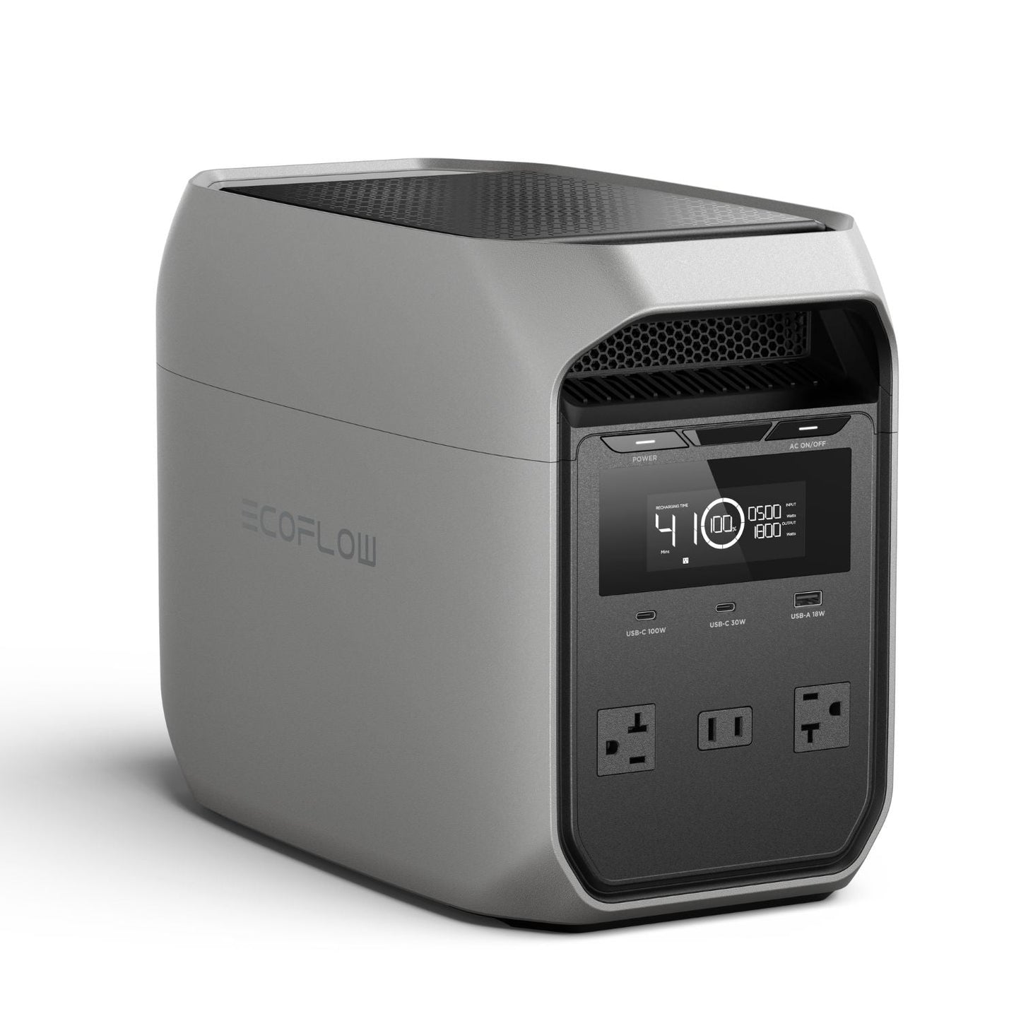 EcoFlow DELTA 3 Classic Portable Power Station | 1024Wh | 1400W | 500W Solar Input