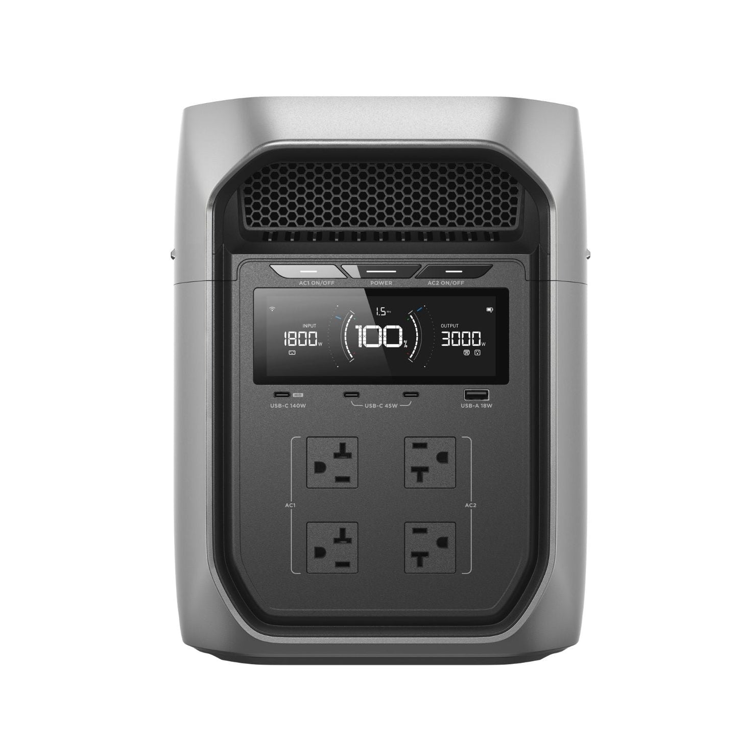 EcoFlow DELTA 3 Max Plus Portable Power Station | 2048Wh | 3000W | 1000W Solar Input