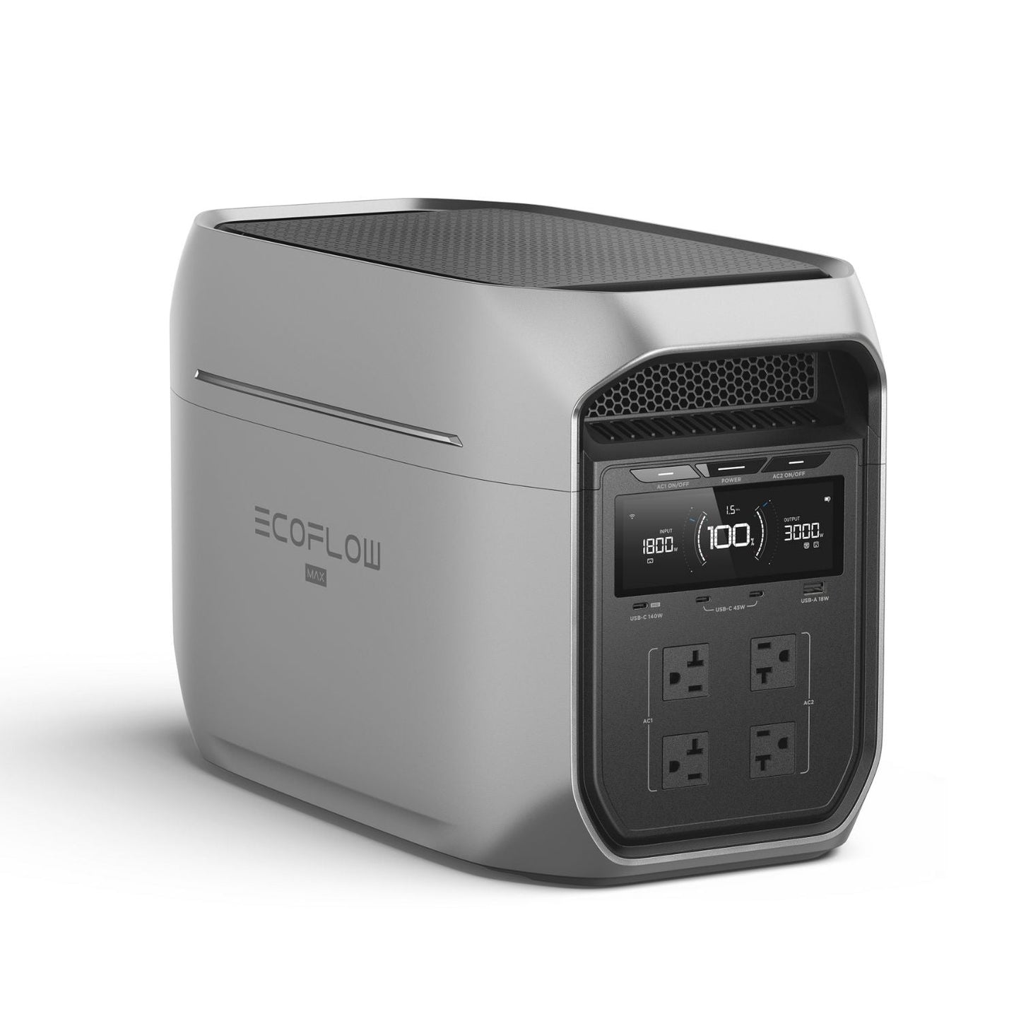 EcoFlow DELTA 3 Max Plus Portable Power Station | 2048Wh | 3000W | 1000W Solar Input