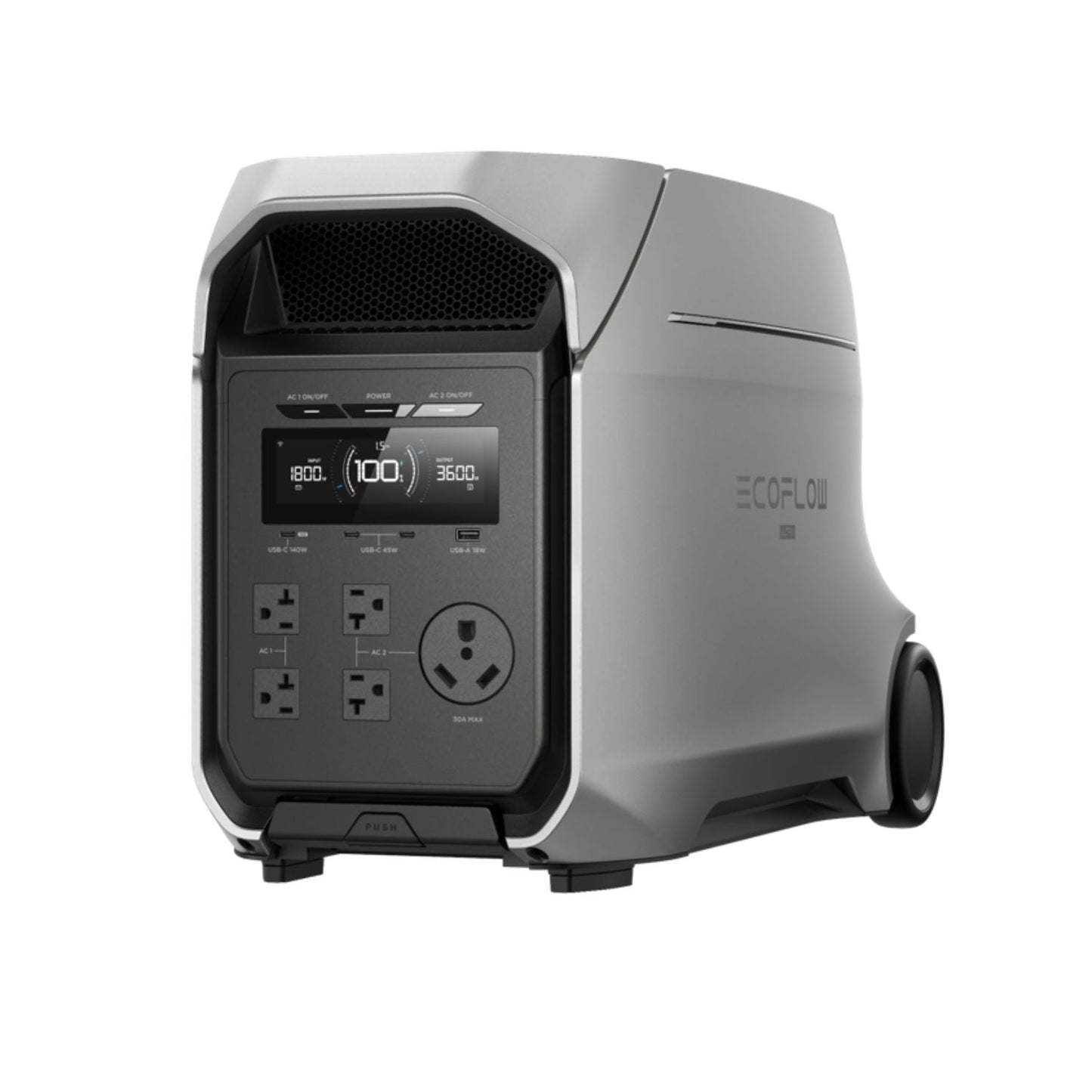 EcoFlow DELTA 3 Ultra Plus Portable Power Station | 3072Wh | 3600W | 1600W Solar Input