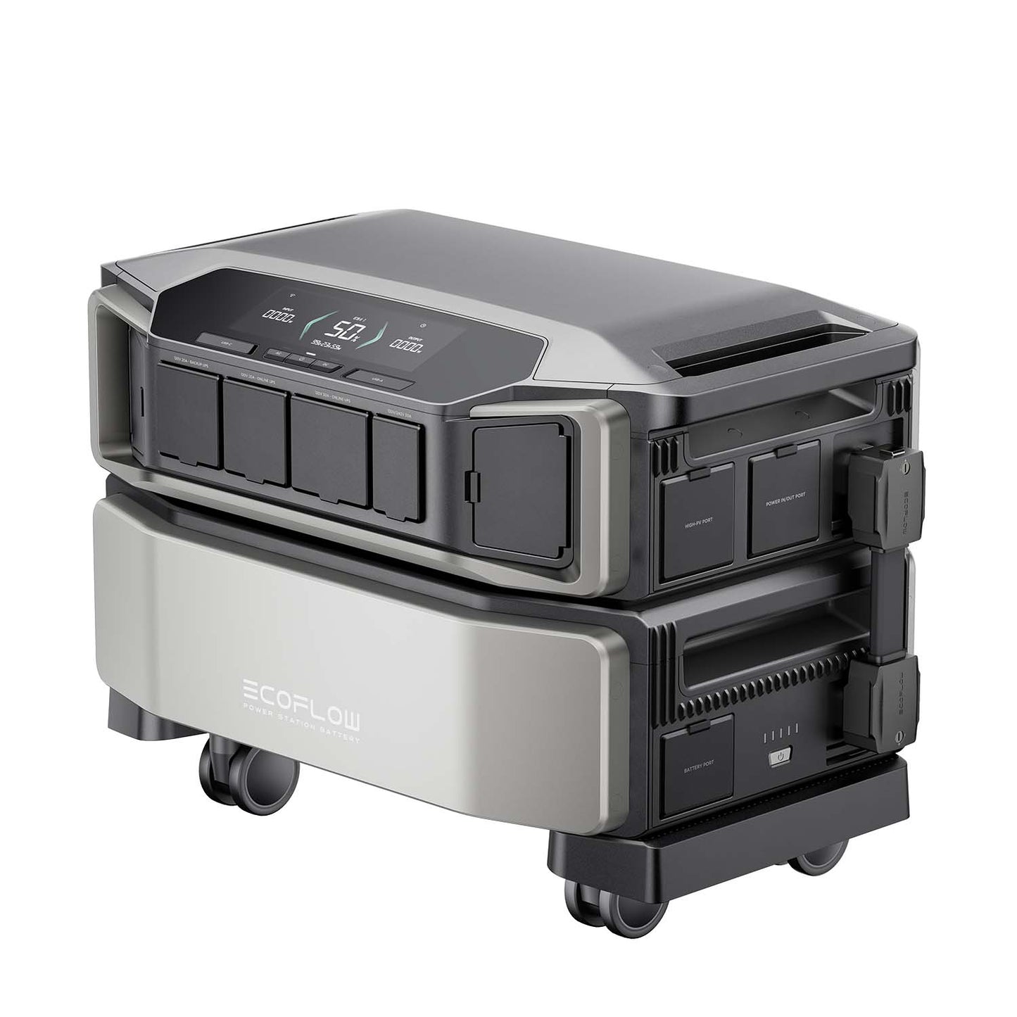 EcoFlow DELTA Pro Ultra Portable Power Station With Mobility Trolley | 6144Wh | 7200W | 5.6kW Solar Input