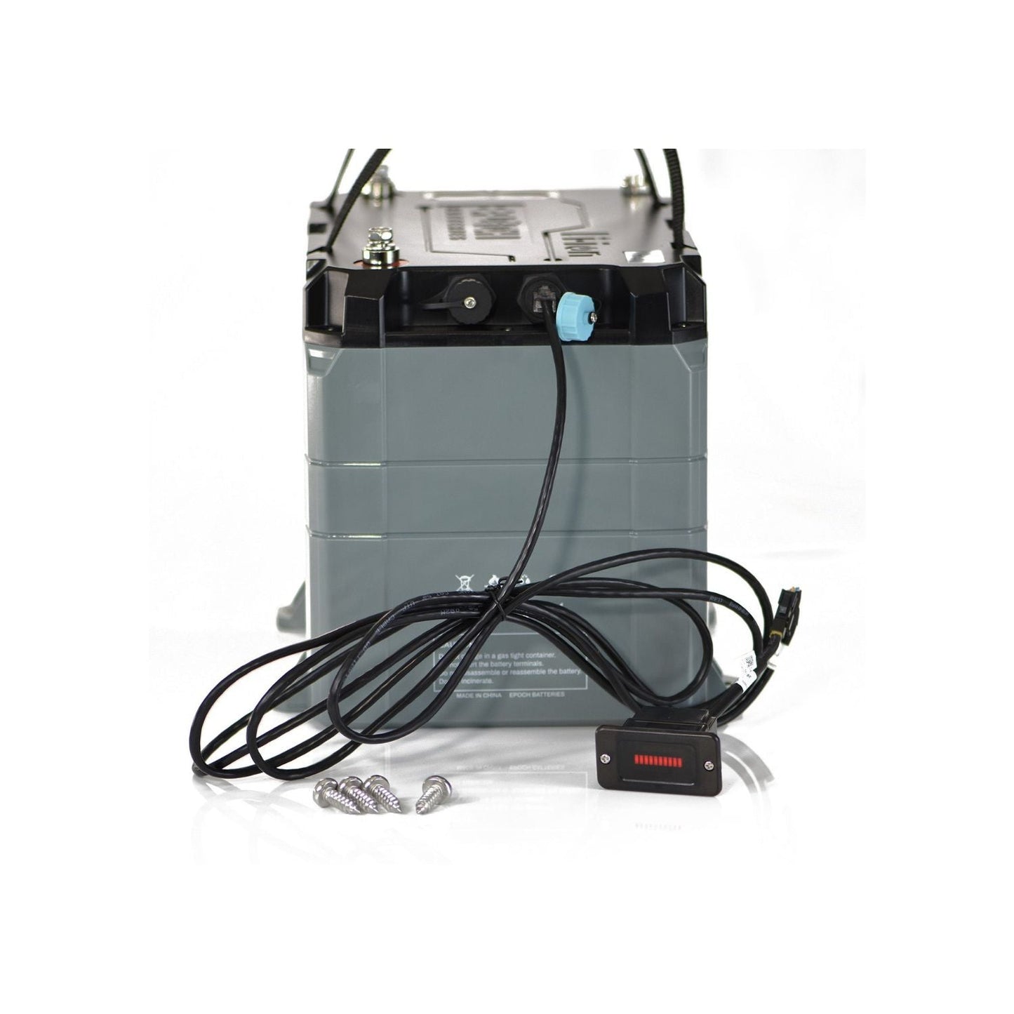 Epoch Batteries 24V 100Ah (2.56kWh) LiFePO4 Lithium Battery | Bluetooth | Heating | Waterproof