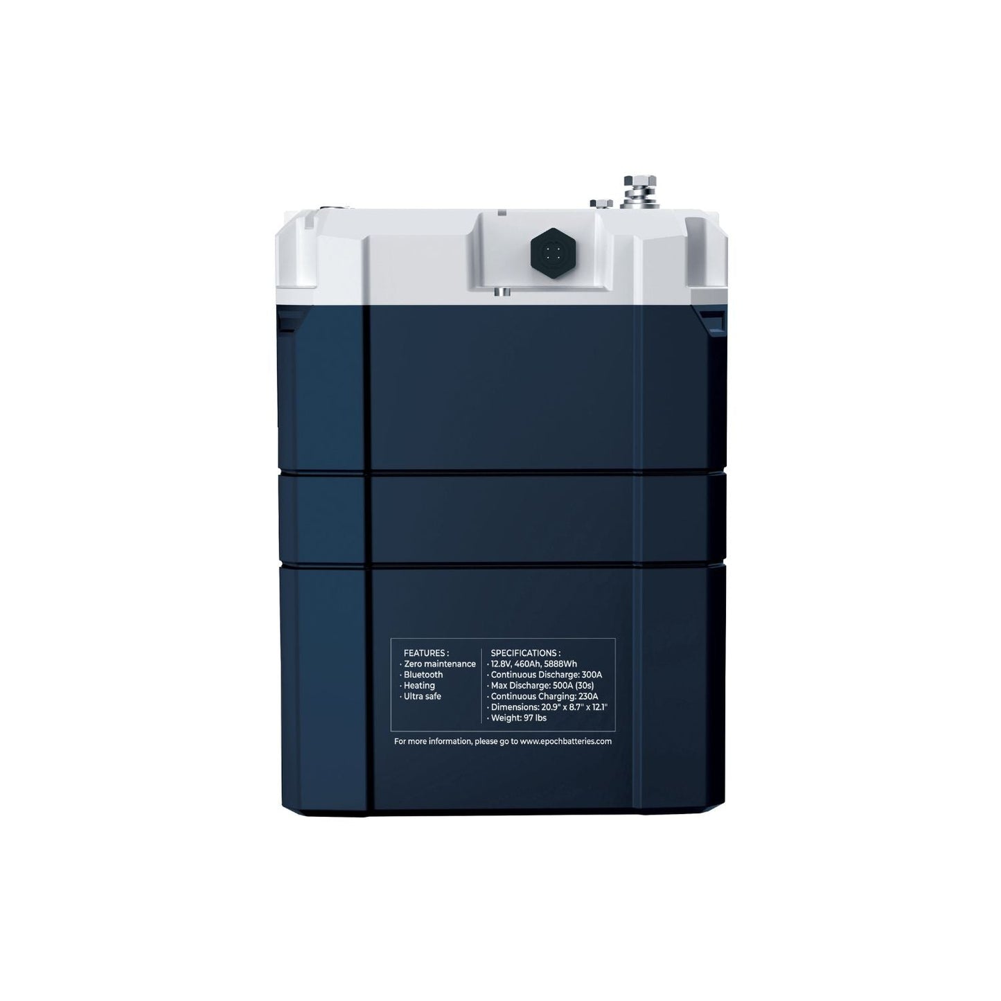 Epoch Batteries 24V 230Ah (5.89kWh) LiFePO4 Battery | V2 Elite Series | Heated & Bluetooth | Victron Comms