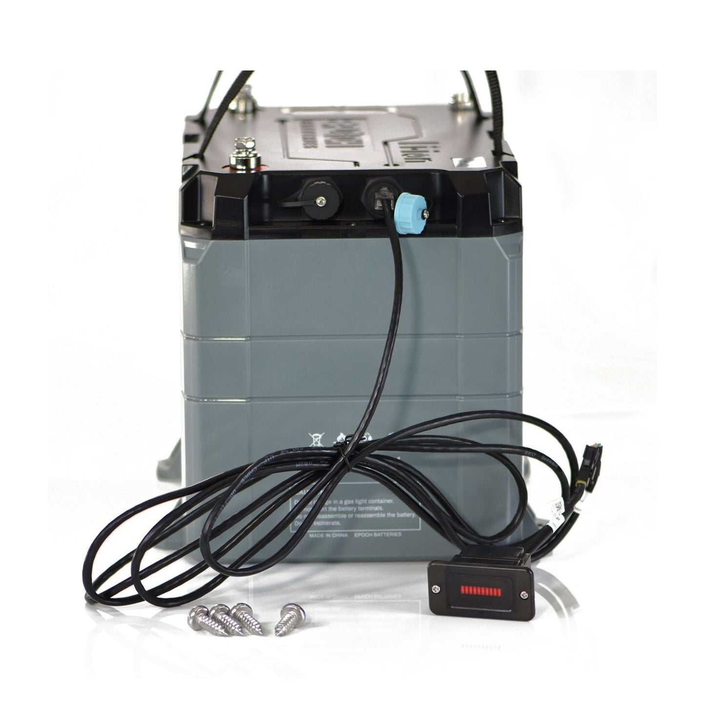 Epoch Batteries 36V 100Ah (3.84kWh) LiFePO4 Lithium Battery | Bluetooth | Heating | Waterproof
