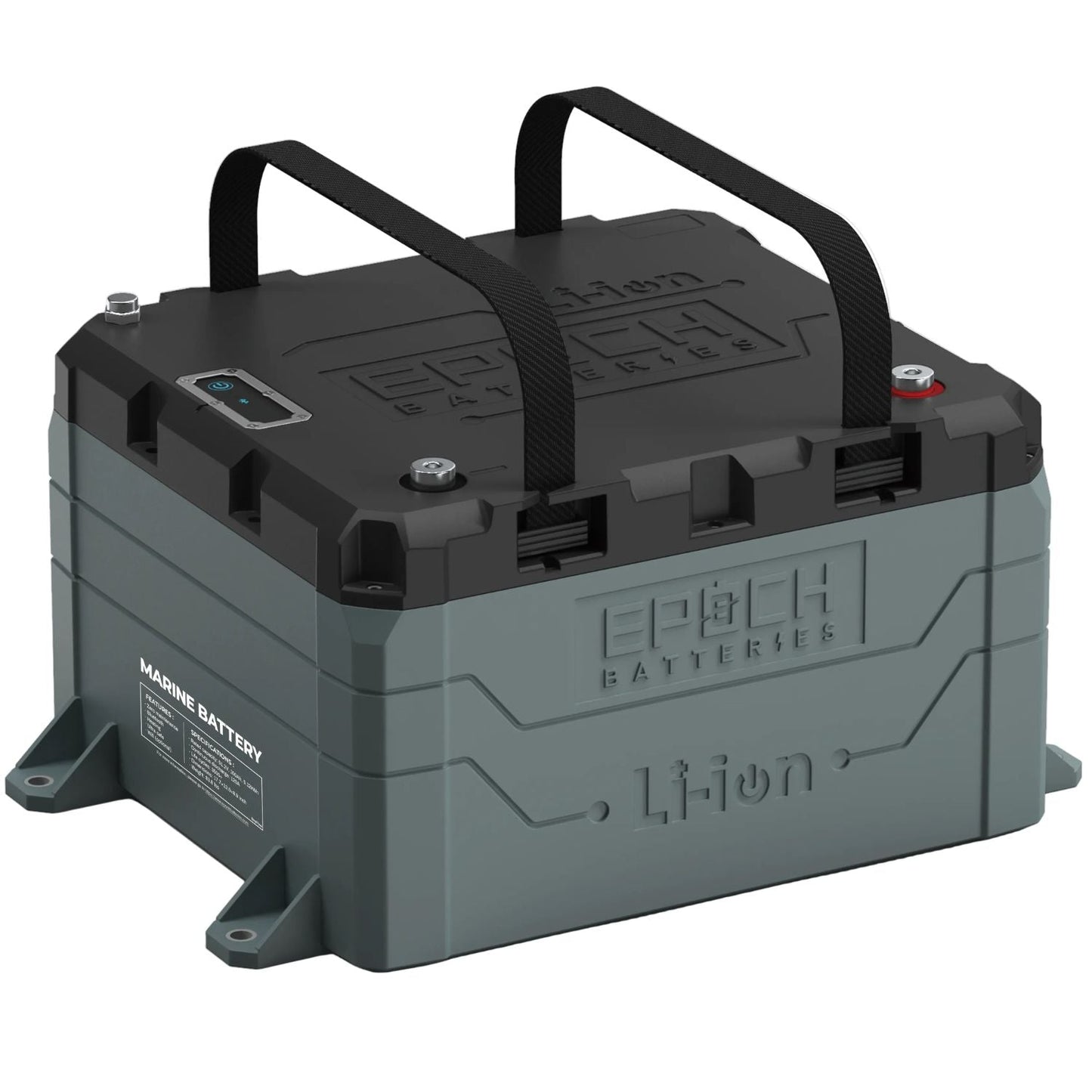 Epoch Batteries 48V 50Ah LiFePO4 Lithium Battery | Bluetooth | Heating | Waterproof