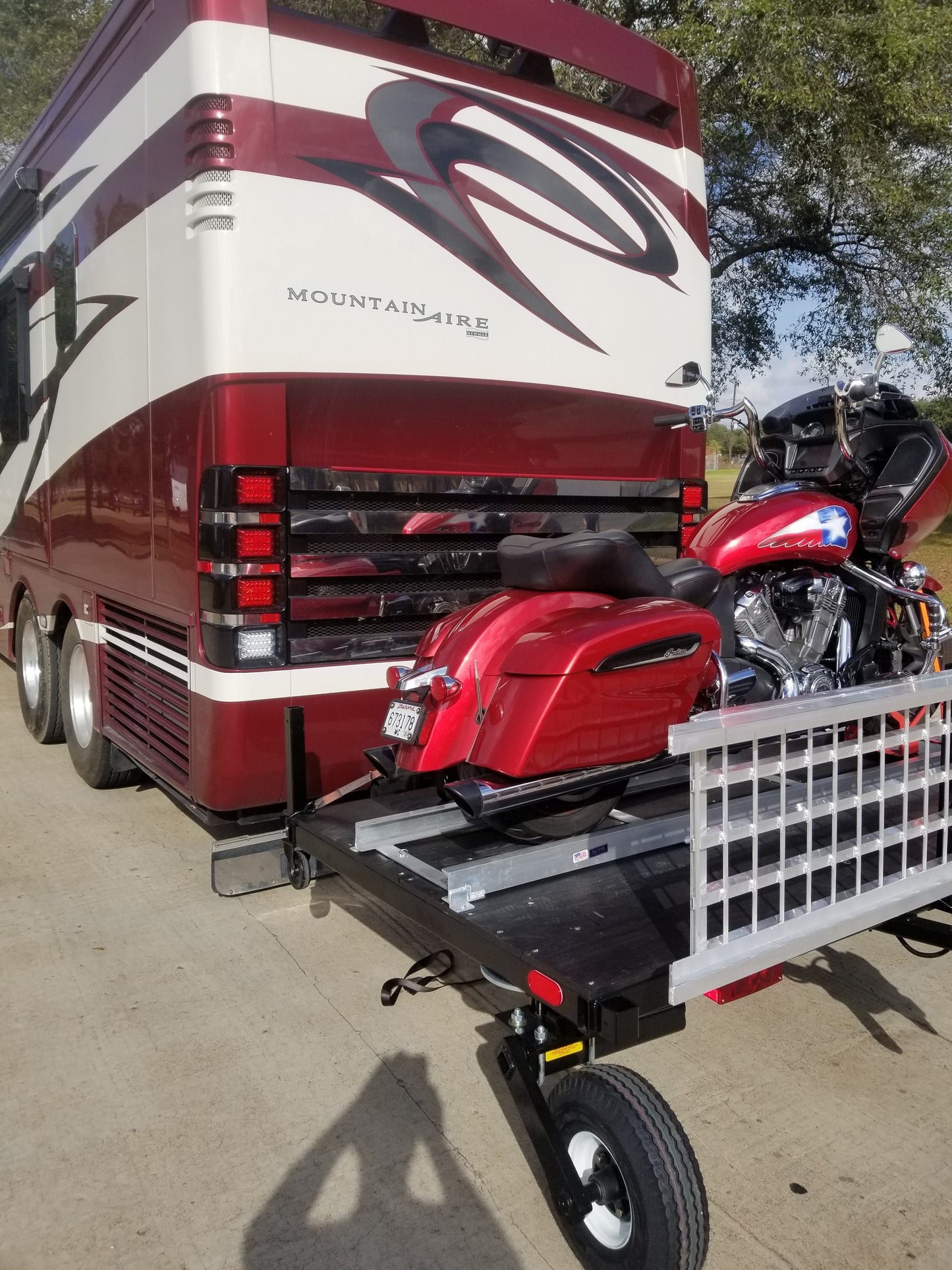 Swivelwheel-DW58  Golf Cart - Motorcycle Carrier / Hauler