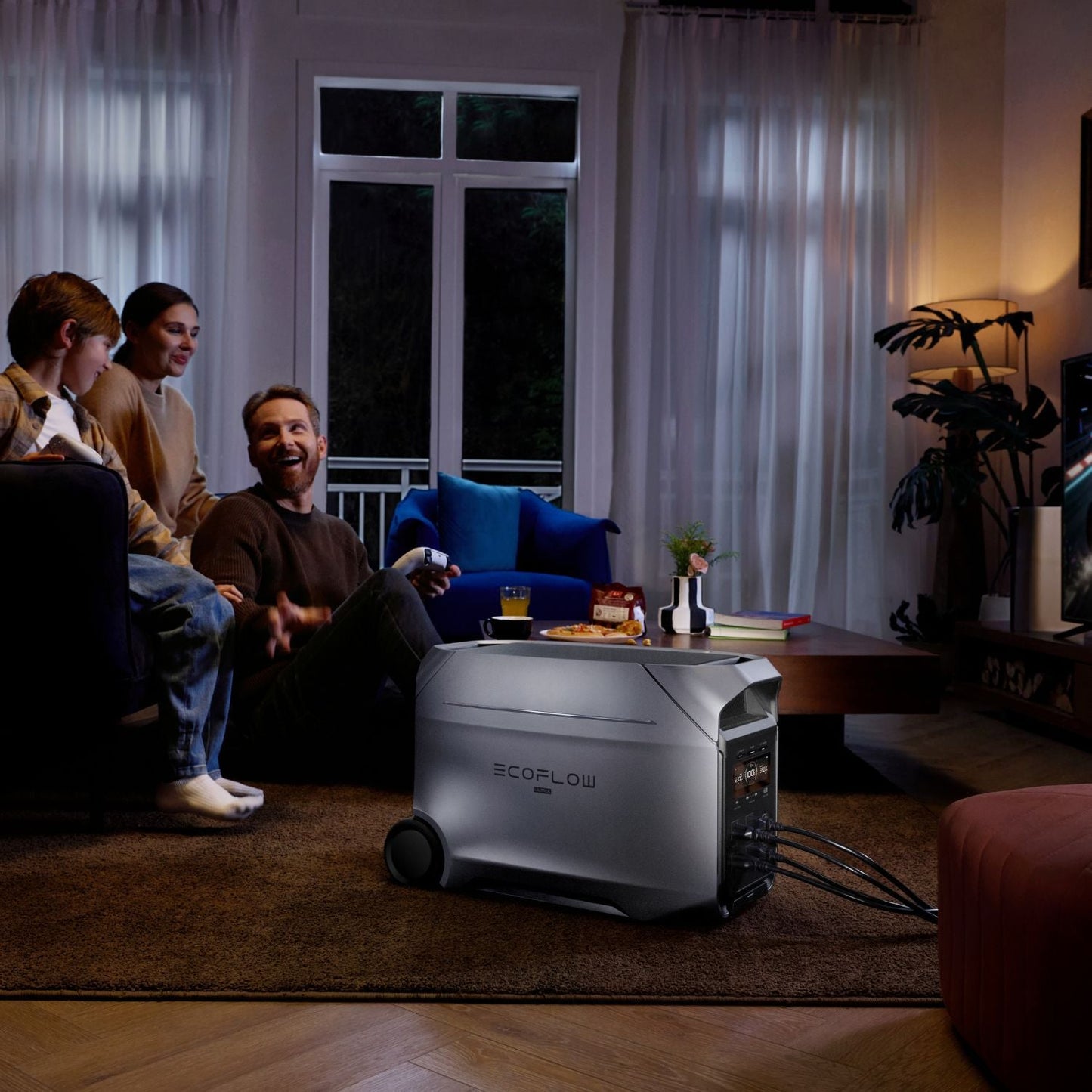 EcoFlow DELTA 3 Ultra Plus Portable Power Station | 3072Wh | 3600W | 1600W Solar Input