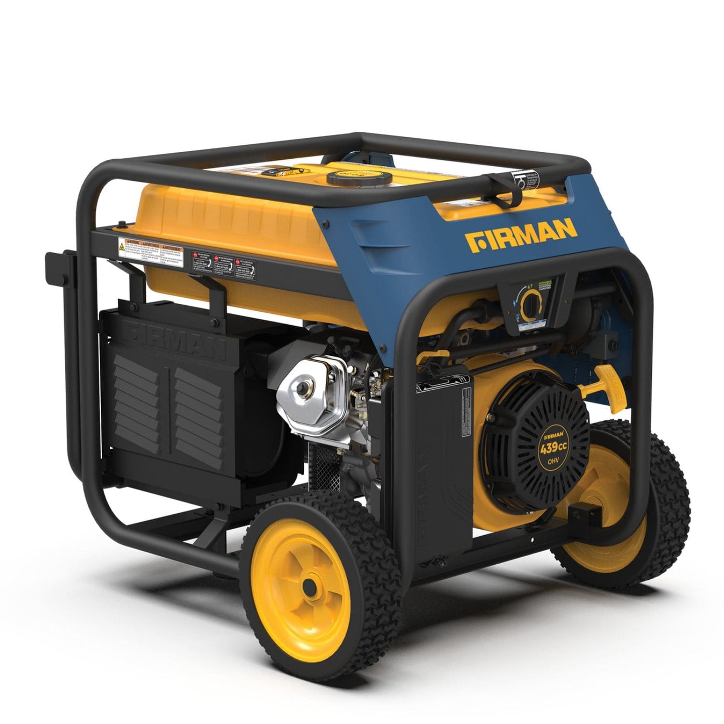 Firman T08072 Tri-Fuel 8000W/10000W Portable Generator | Electric Start | 20/240V | CO Alert