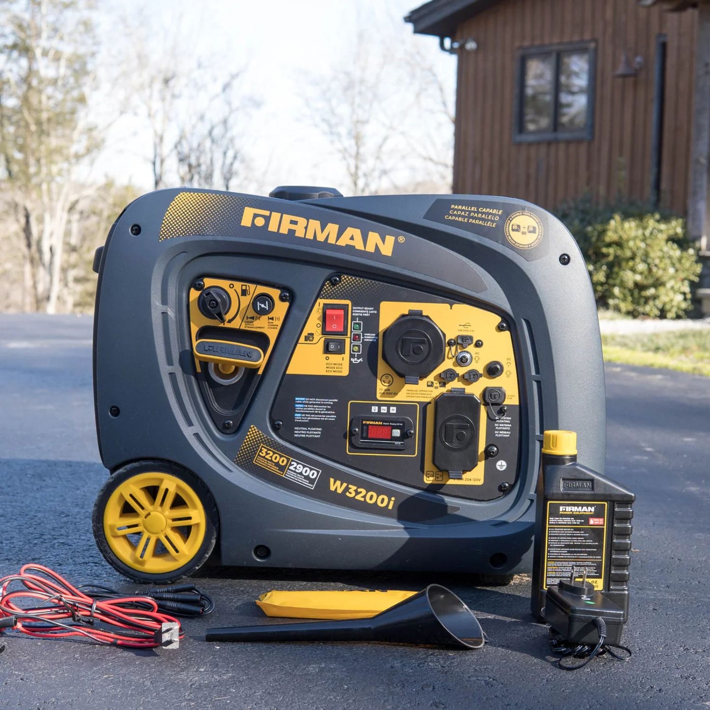 Firman W02981 Gasoline 2900W/3200W Inverter Portable Generator | Recoil Start