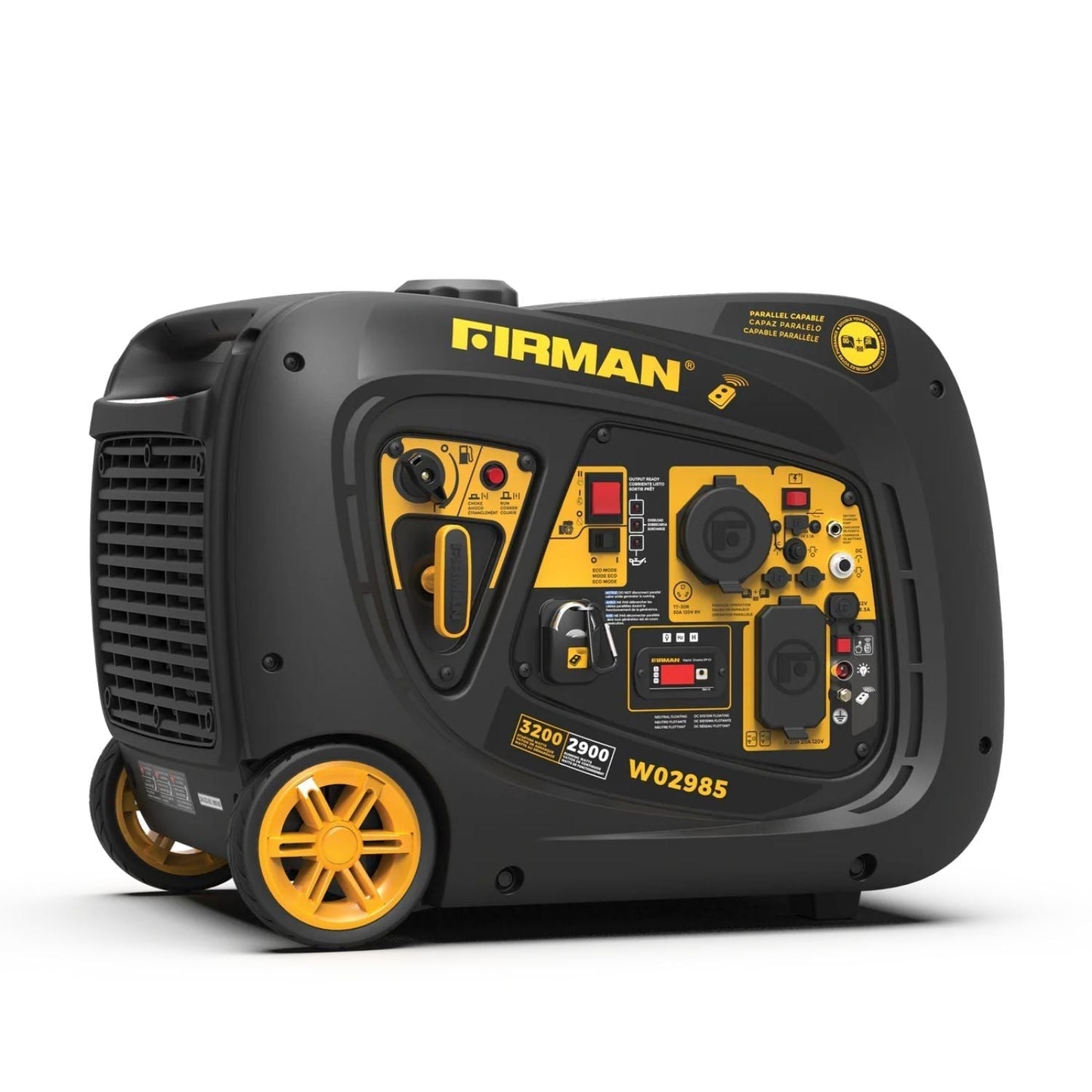 Firman W02985 Gasoline 2900W/3200W Inverter Portable Generator | Remote Start
