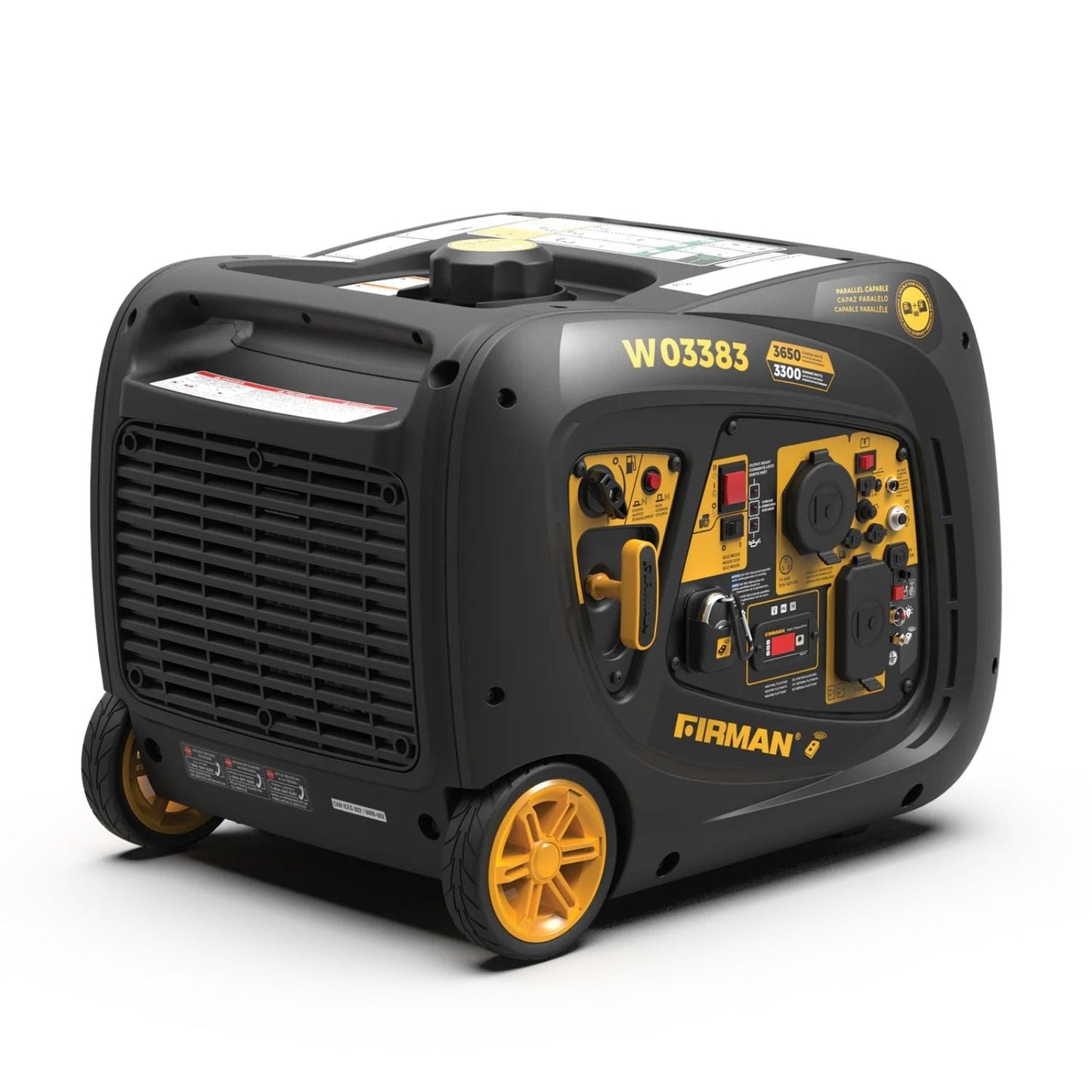 Firman W03383 Gasoline 3300W/3650W Inverter Portable Generator | Remote Start