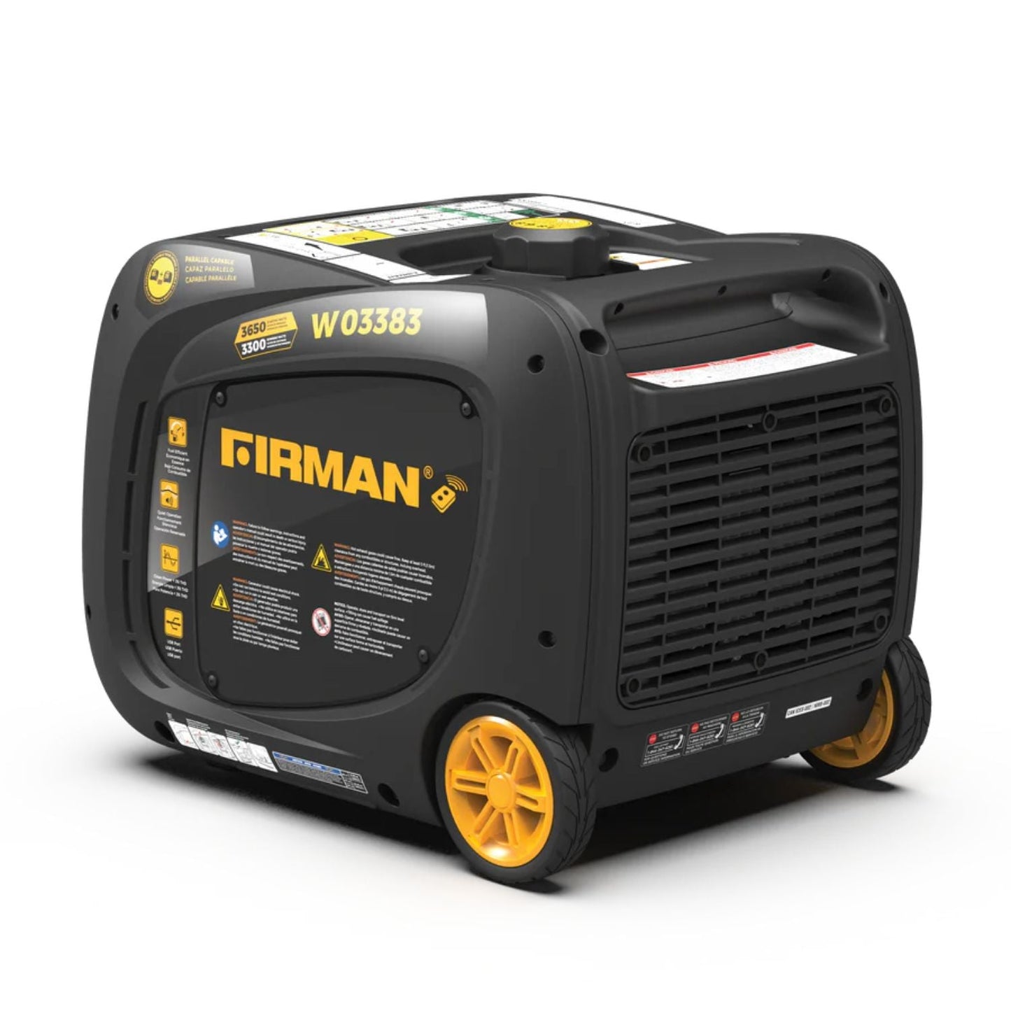 Firman W03383 Gasoline 3300W/3650W Inverter Portable Generator | Remote Start