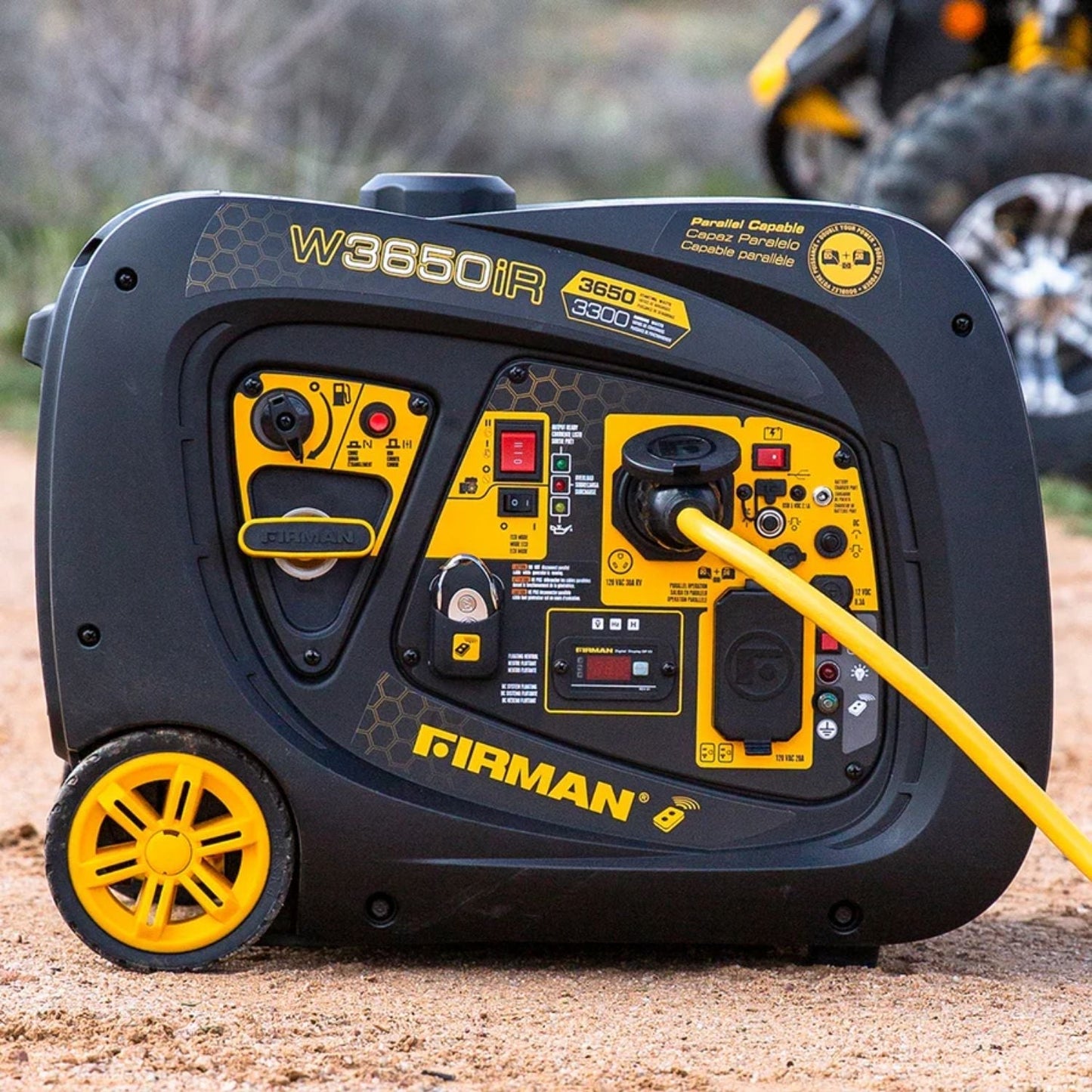 Firman W03383 Gasoline 3300W/3650W Inverter Portable Generator | Remote Start
