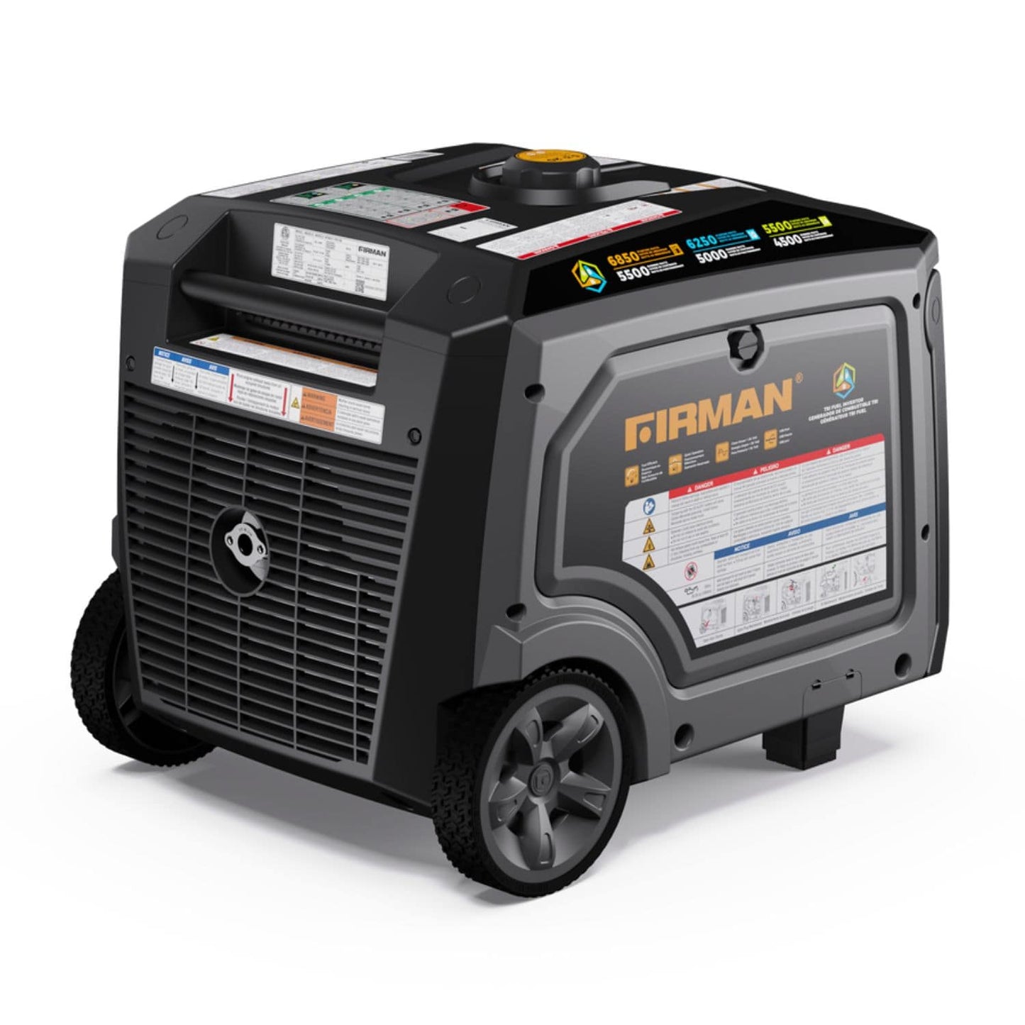 Firman WT05571 Tri-Fuel 5500W/6850W Inverter Portable Generator | Electric Start | CO Alert