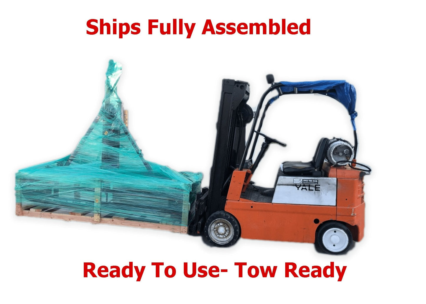 Stand Up Tow Dolly With Surge Disc Brakes