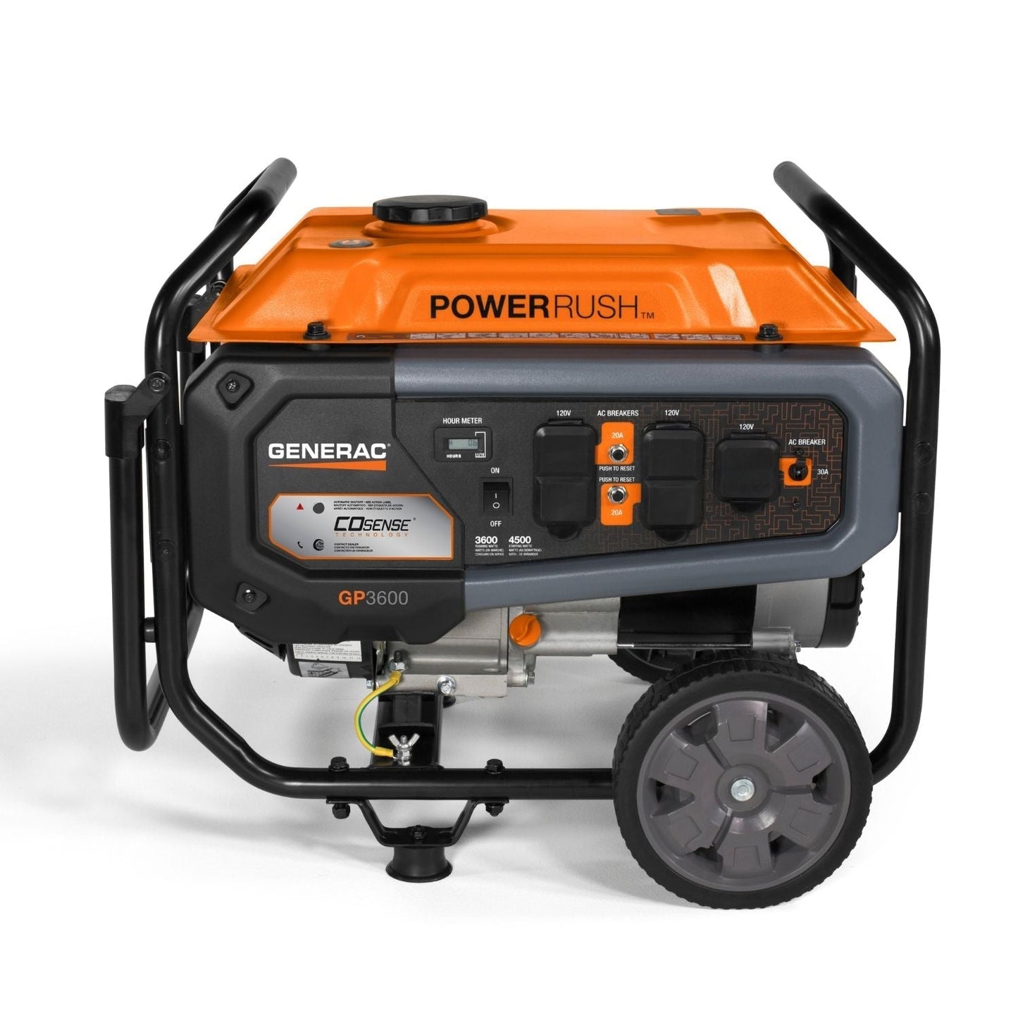 Generac GP3600 Gasoline 3600W/4500W Portable Generator | COsense®