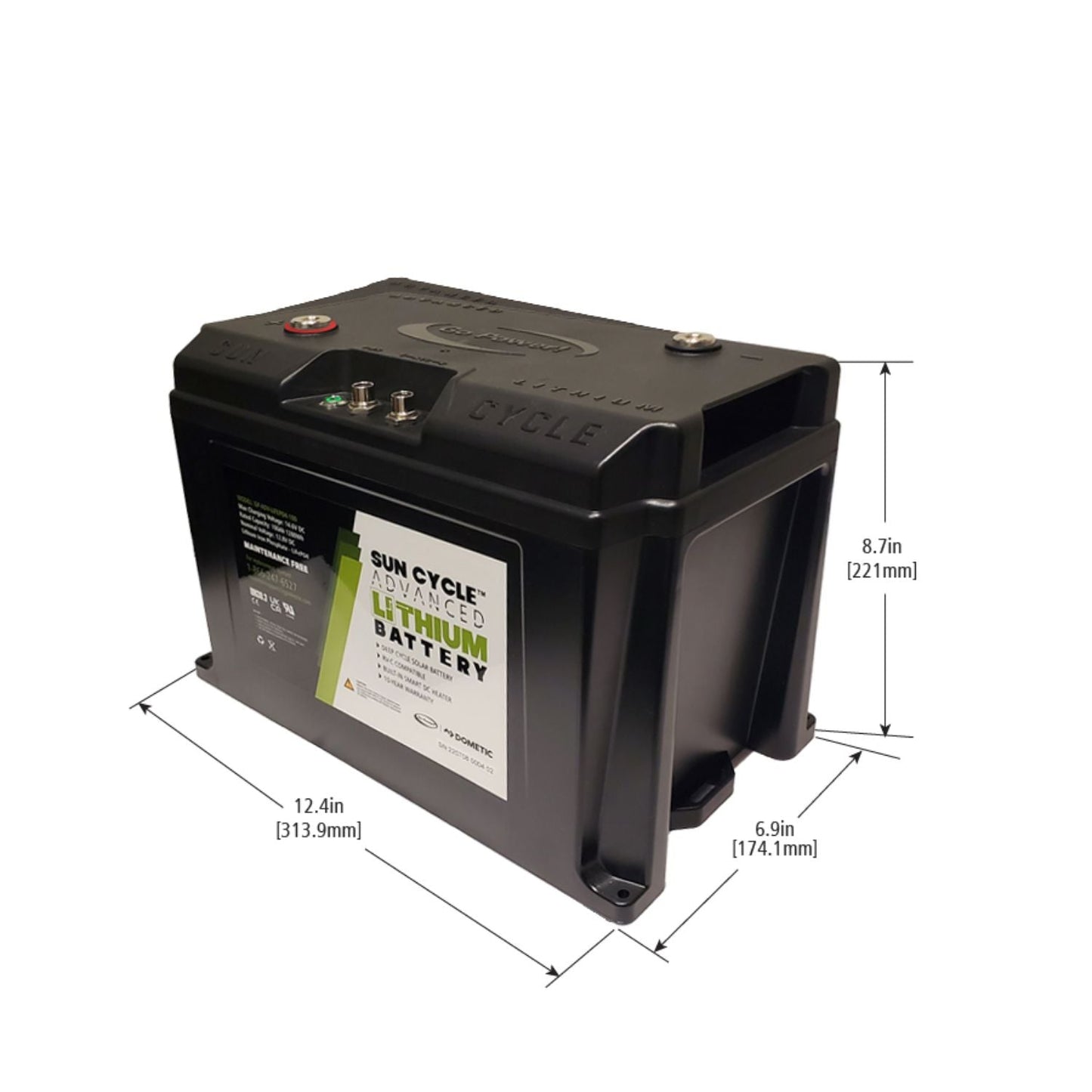 Go Power! 100Ah Advanced Lithium Battery