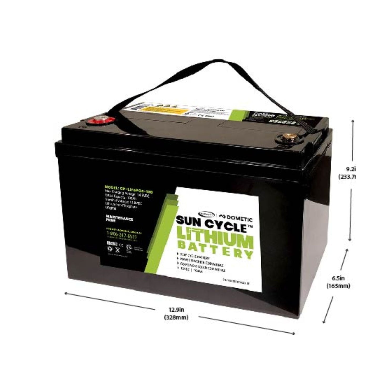 Go Power! 100Ah Lithium Iron Phosphate Solar Battery