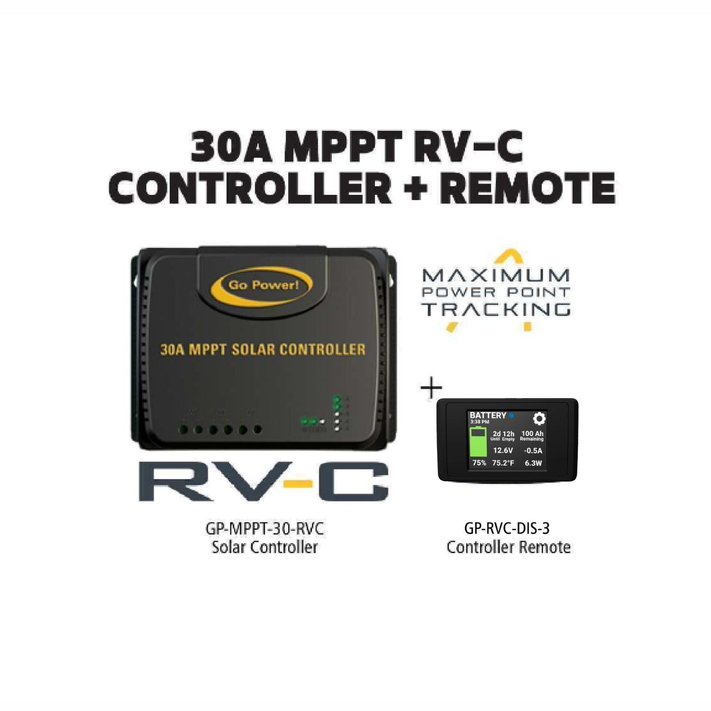 Go Power! RIGID Eclipse 200 Watt Solar Kit With 30A MPPT Controller