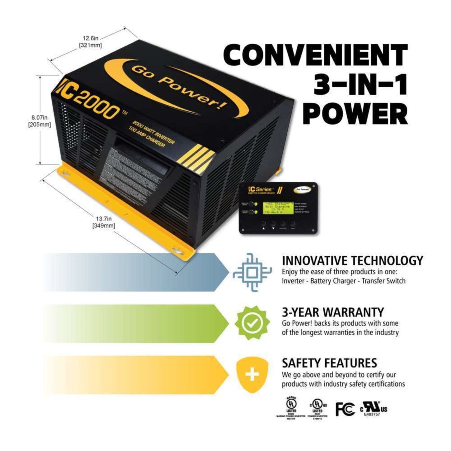 Go Power! Solar Elite 400 Watt Charging System