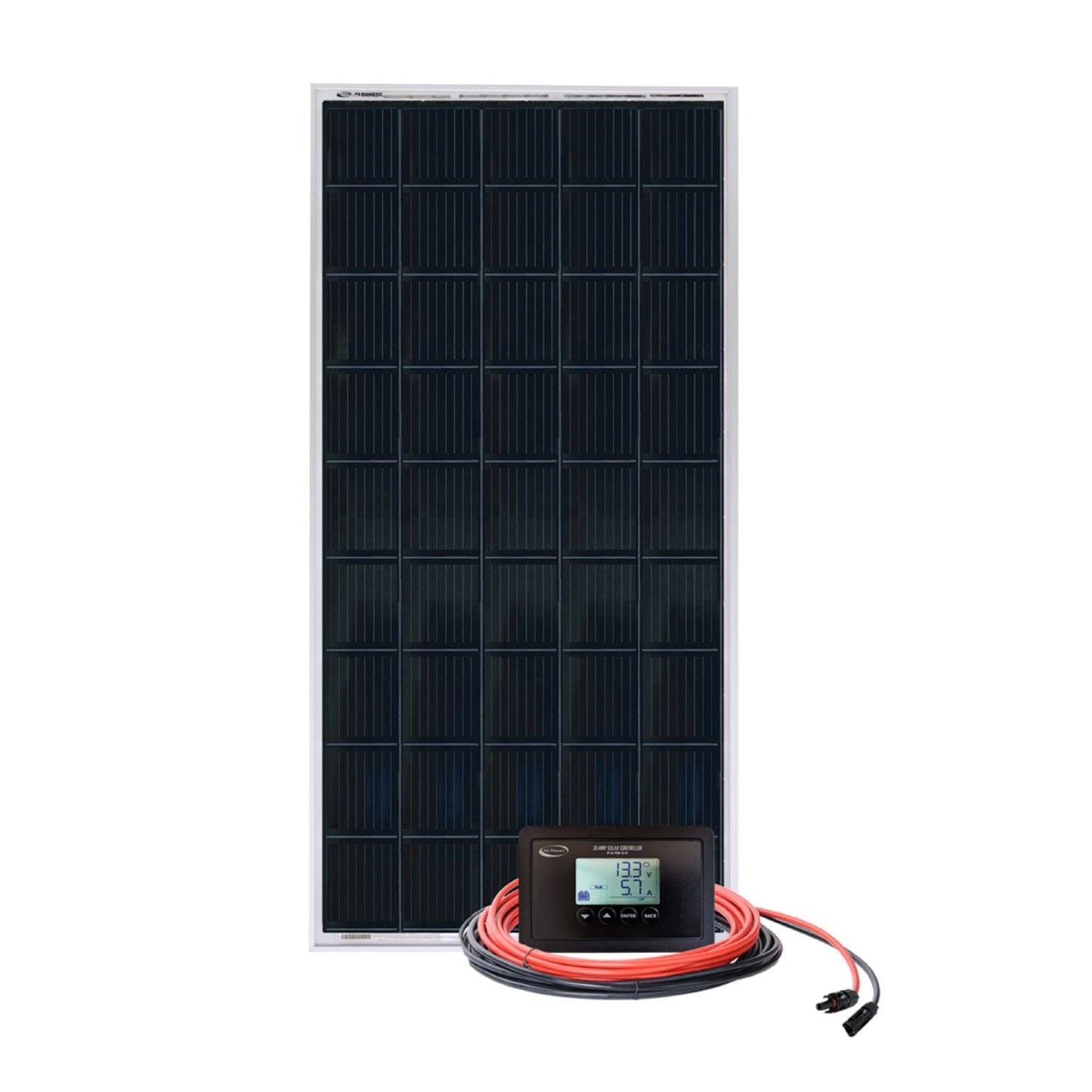 Go Power! Overlander 200 Watt Solar Charging Kit With 30A Digital Controller