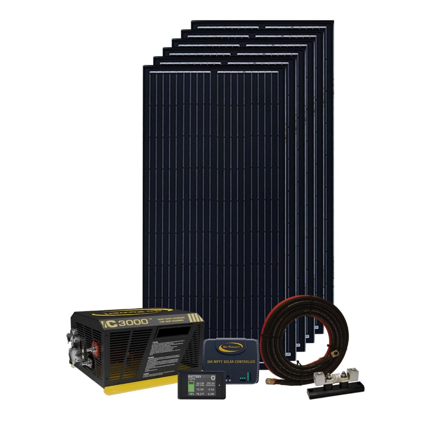 Go Power! Powertrak™ 1200 Watt Solar Charging System