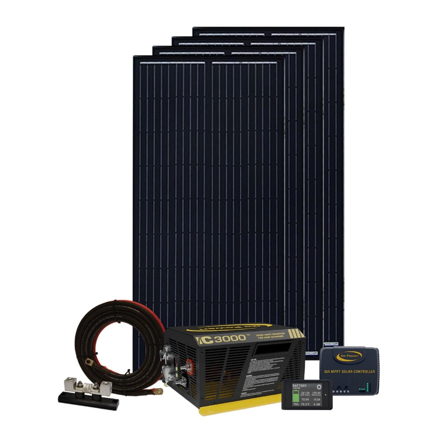 Go Power! Powertrak™ 800 Watt Solar Charging System