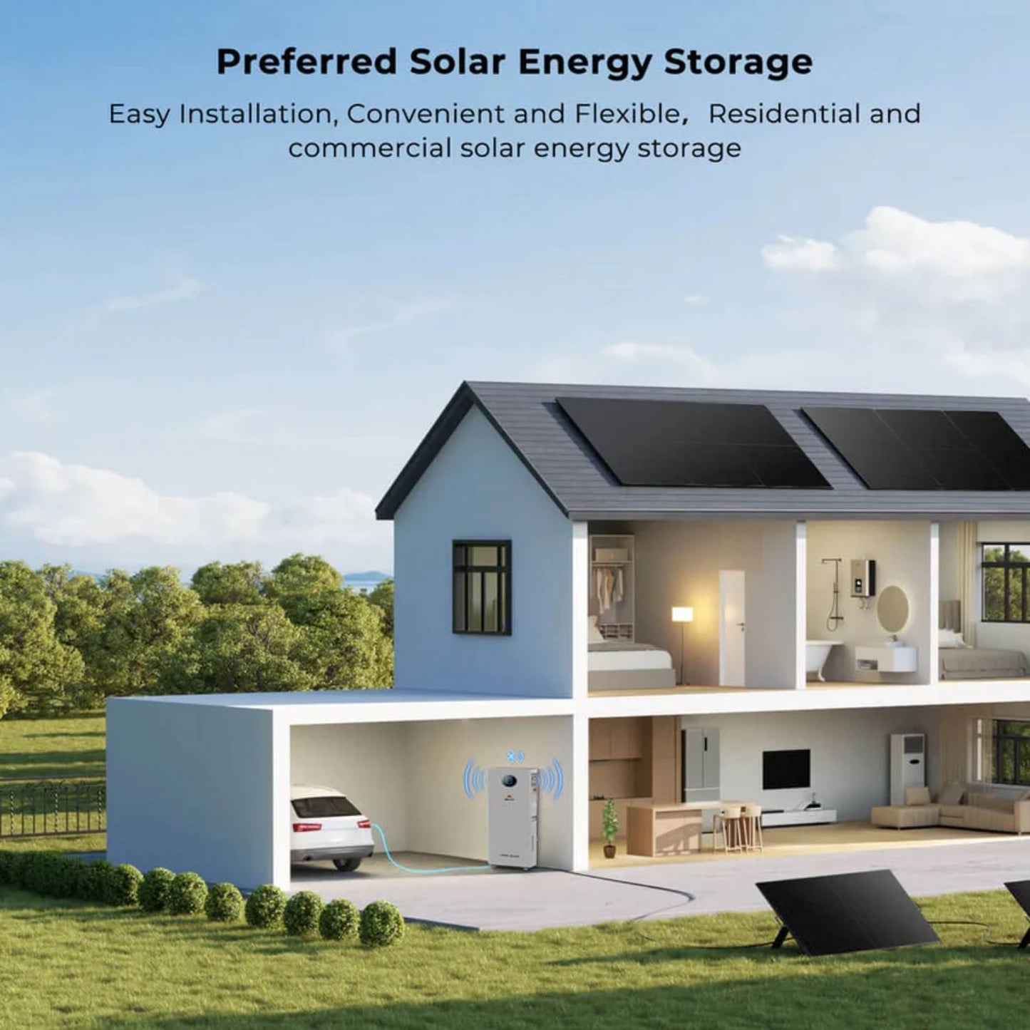 SunGold PowerMax Energy Storage Battery | 51.2V | 314Ah | Outdoor Energy Storage Battery | UL1973 & UL9540A
