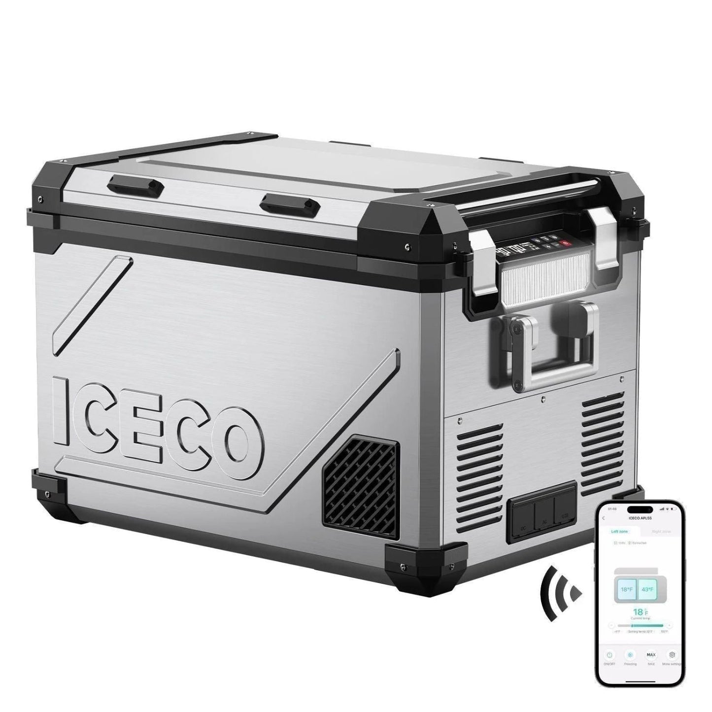 ICECO APL55 58QT Dual Zone 12 Volt Fridge Refrigerator