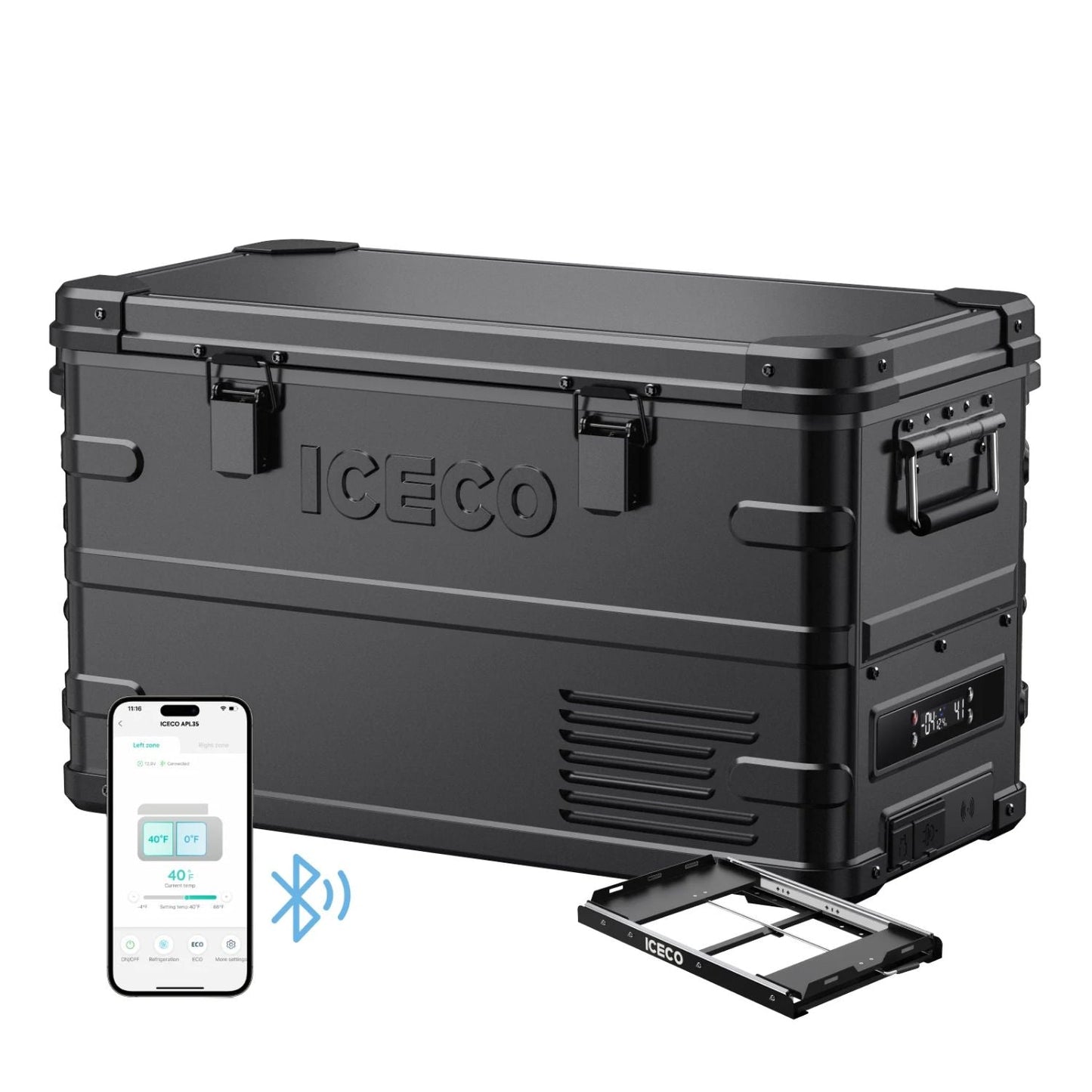 ICECO APL35 37QT Ultralight Dual Zone Aluminum Freezer