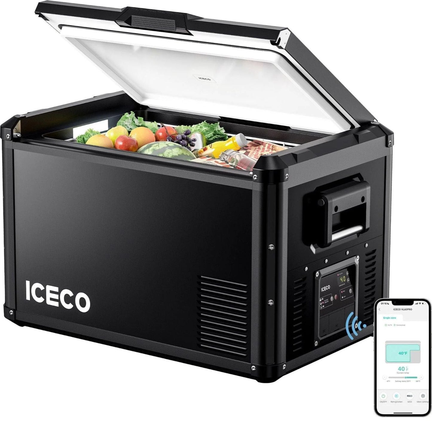 ICECO VL45ProS 47.5QT Single Zone Portable Fridge Freezer