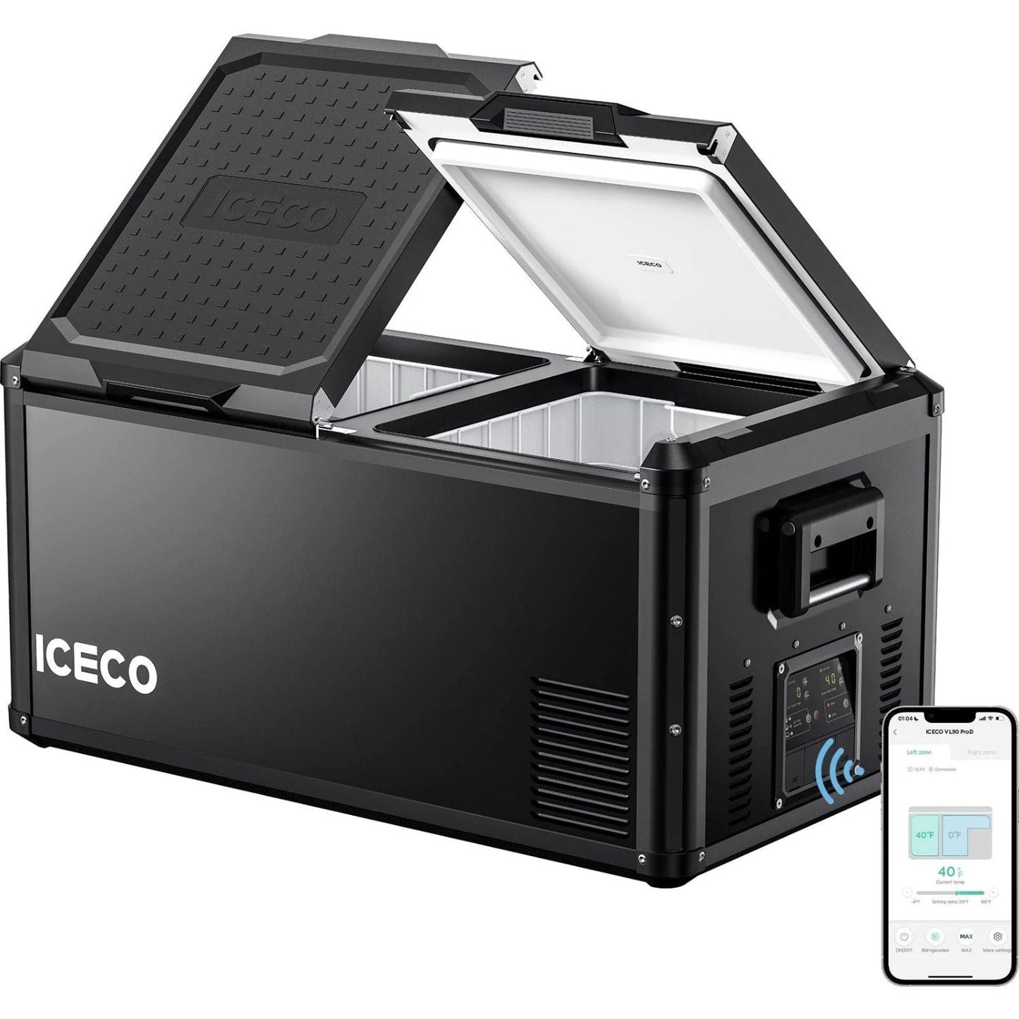 ICECO VL75ProD 79.2QT 12V Heavy Duty Fridge Freezer