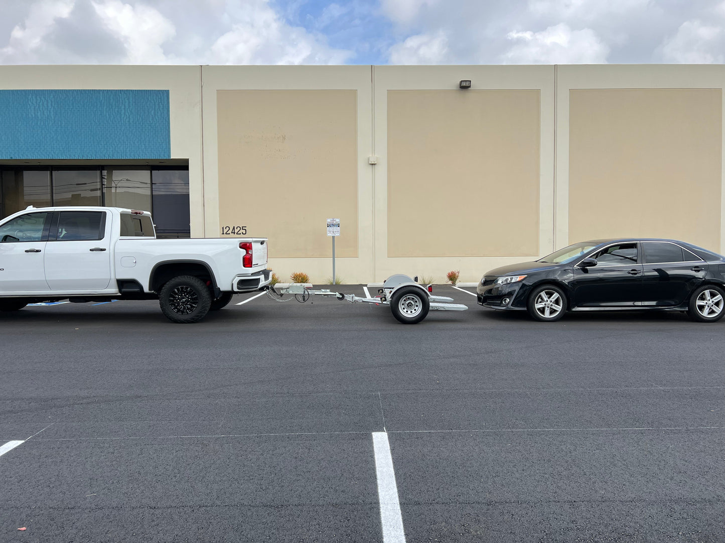 Galvanize Folding Car Tow Dolly