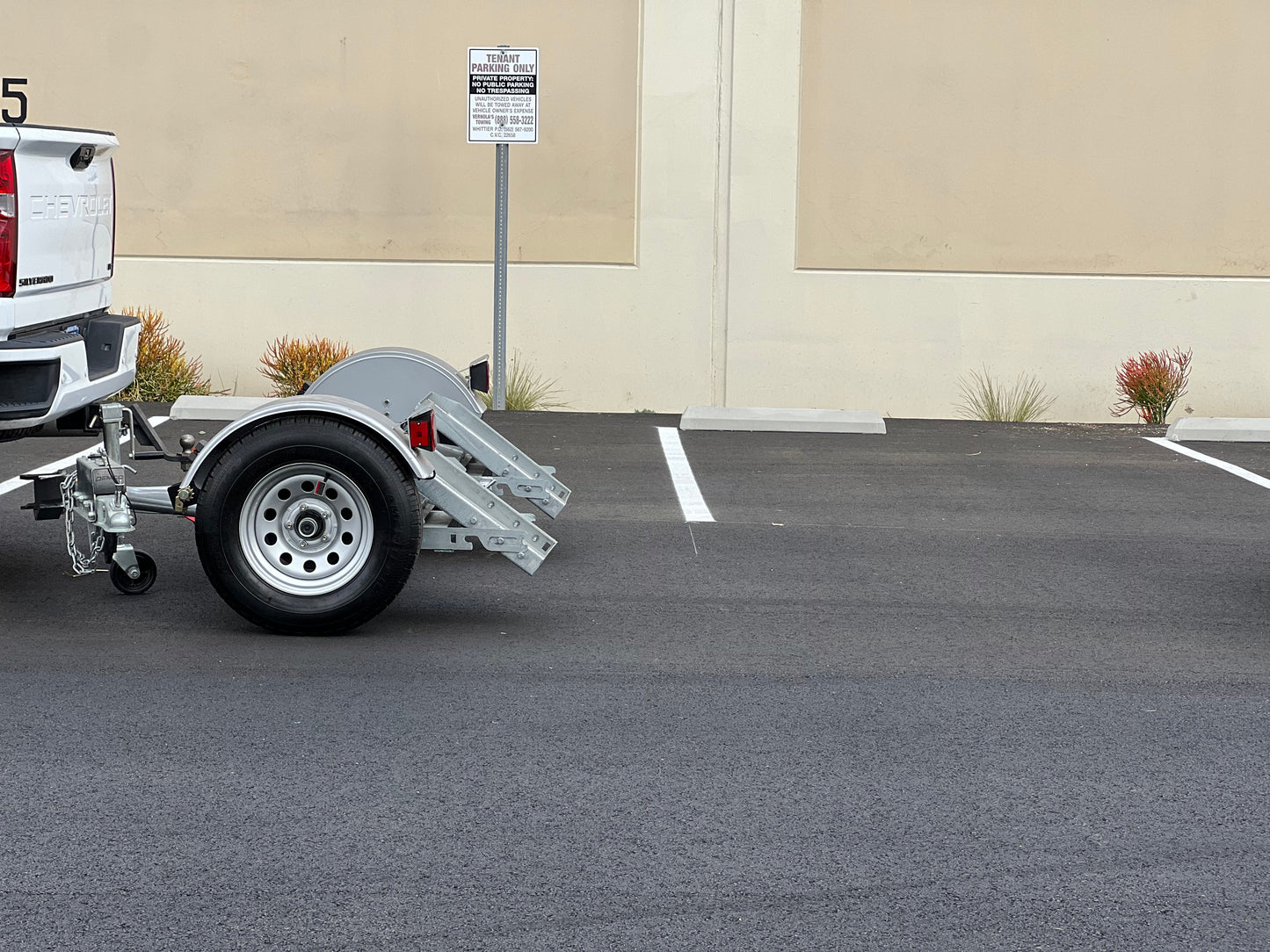 Galvanize Folding Car Tow Dolly