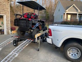 Swivelwheel-DW58  Golf Cart - Motorcycle Carrier / Hauler