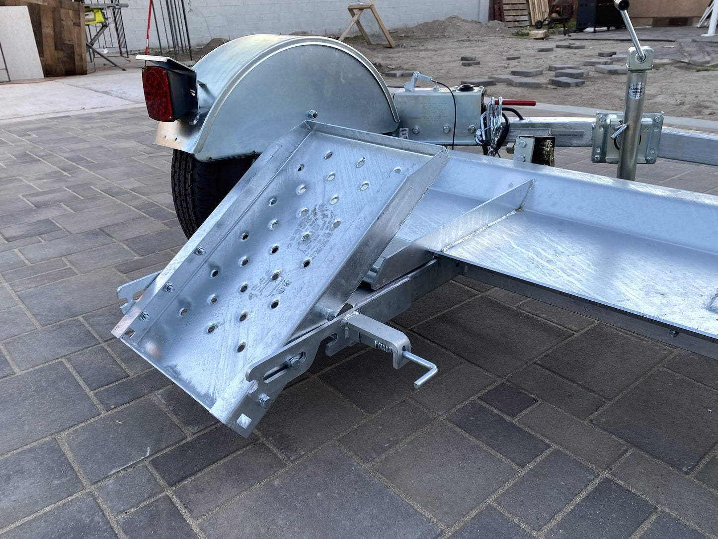Galvanize Folding Car Tow Dolly