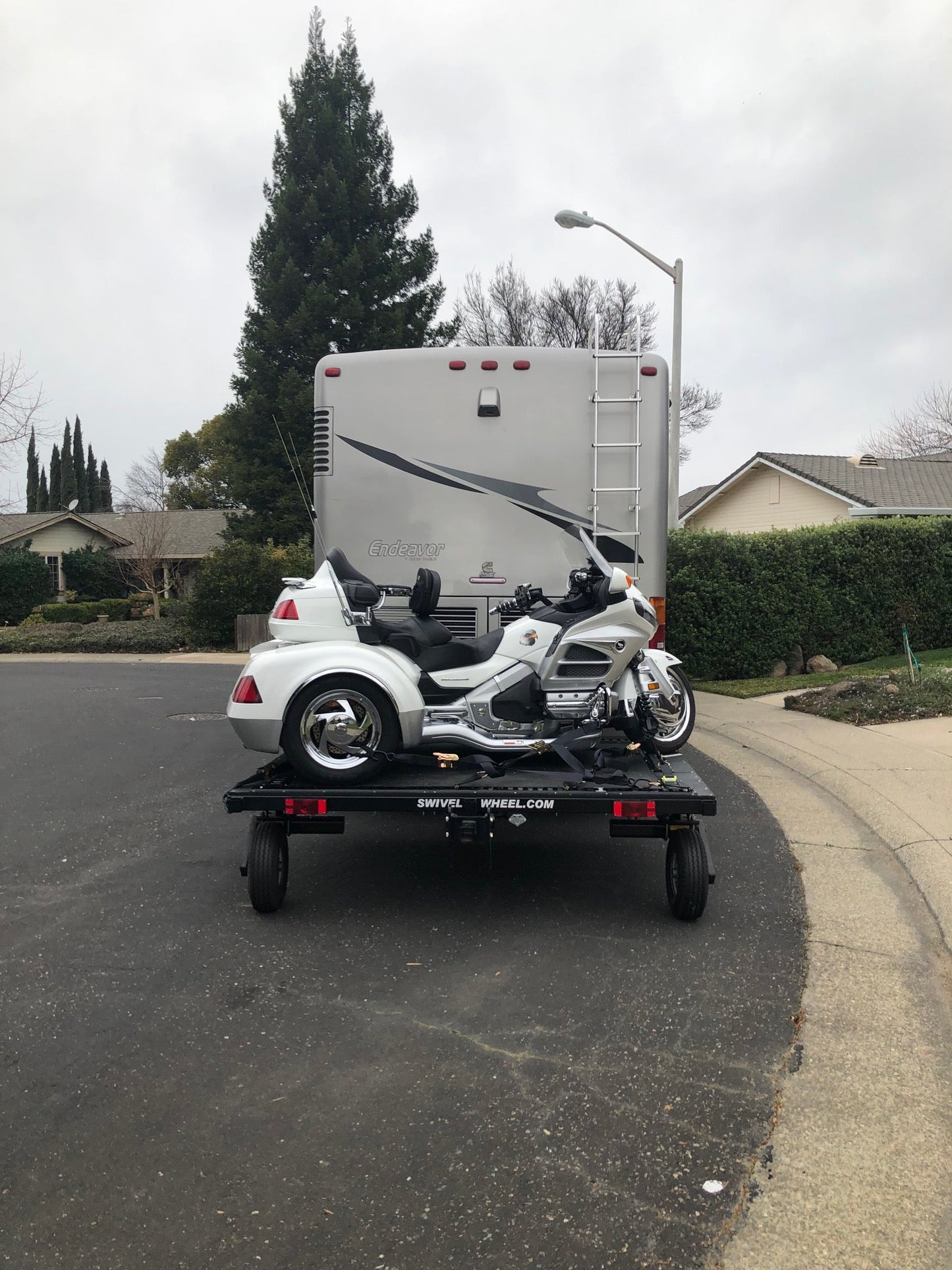Swivelwheel-DW58  Golf Cart - Motorcycle Carrier / Hauler