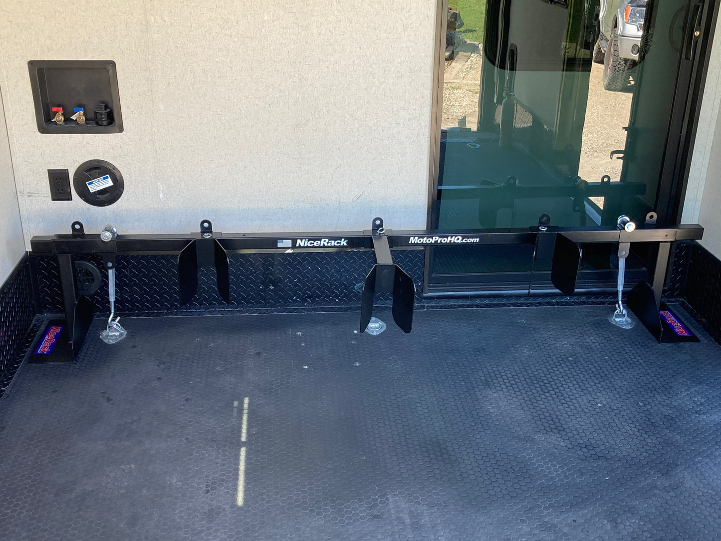 NiceRack Motorcycle Carrier | Pedestal Systems for toy haulers & trailers