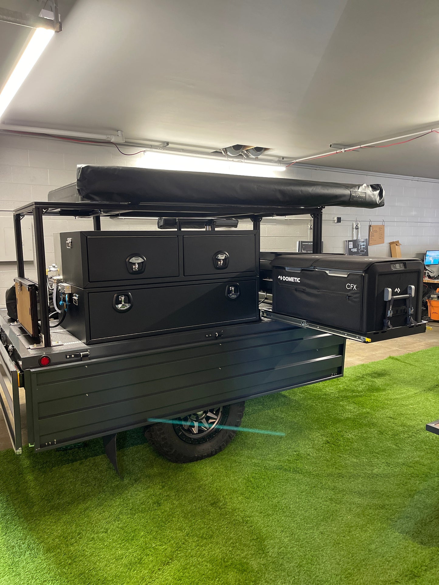 Full-Size Long Aluminum Overland Trailer