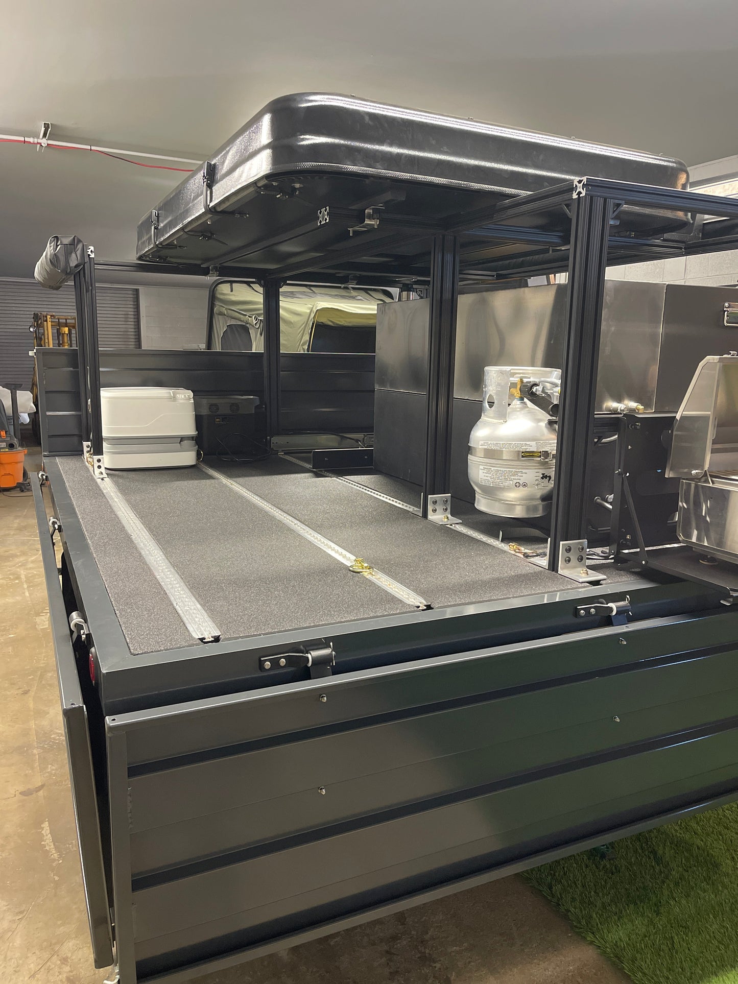 Full-Size Long Aluminum Overland Trailer