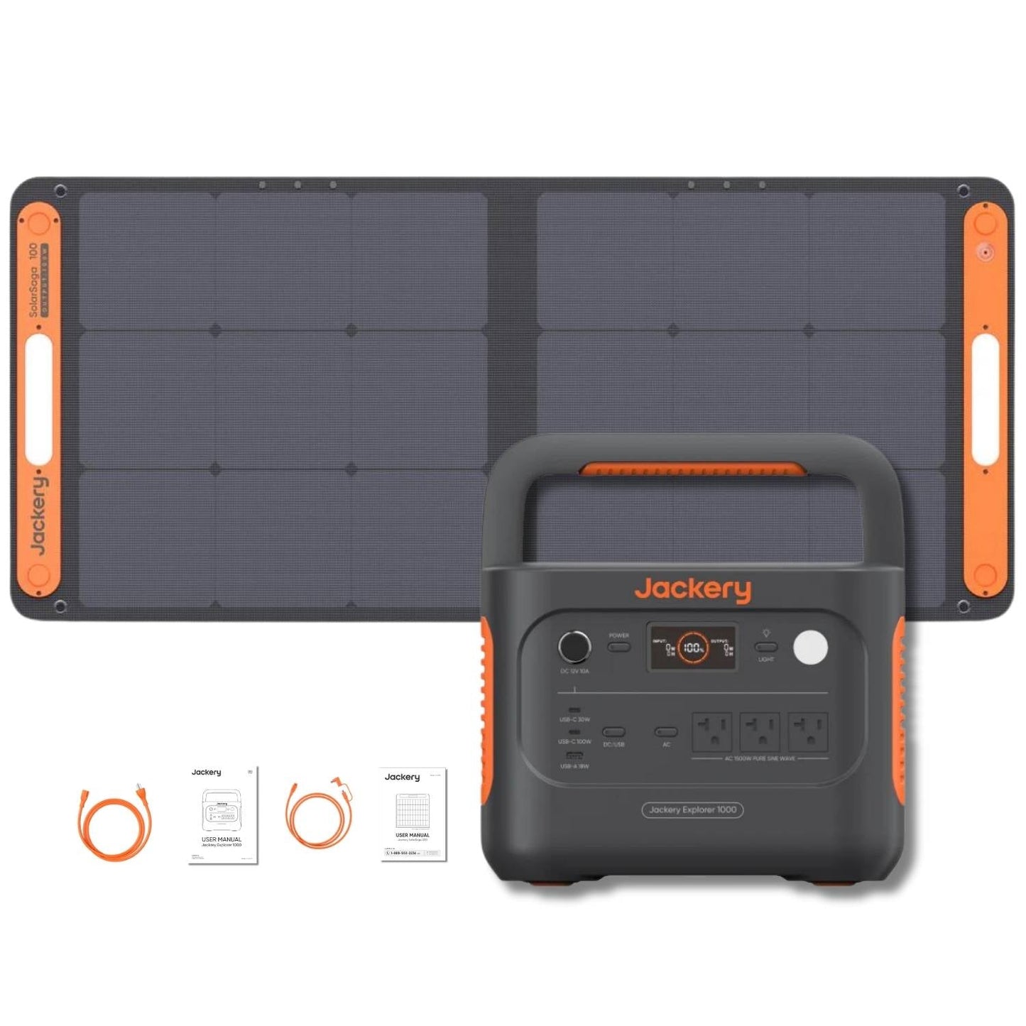 Jackery Explorer 1000 v2 Portable Power Station | 1070Wh | 1500W | 400W Solar Input