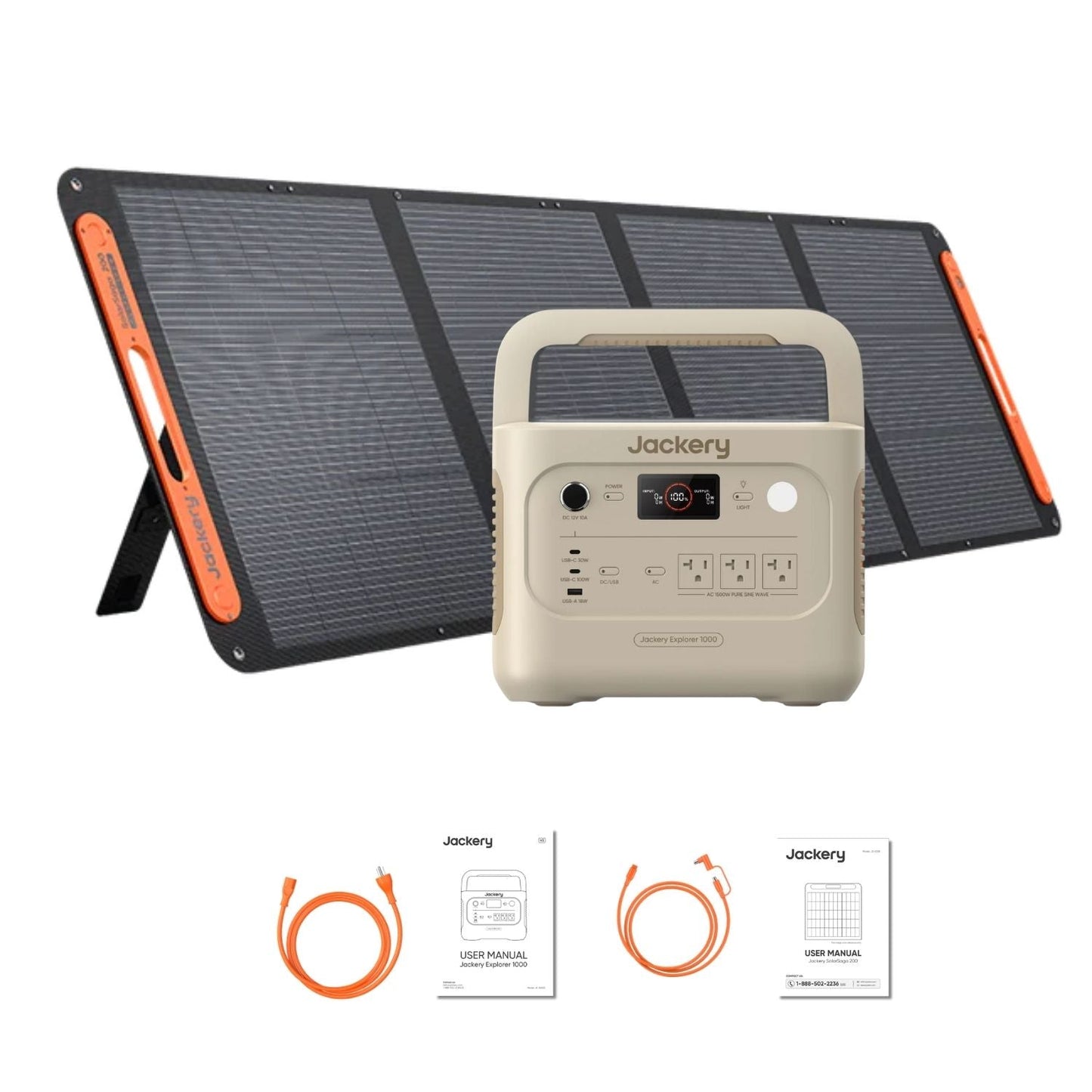 Jackery Explorer 1000 v2 Portable Power Station | 1070Wh | 1500W | 400W Solar Input